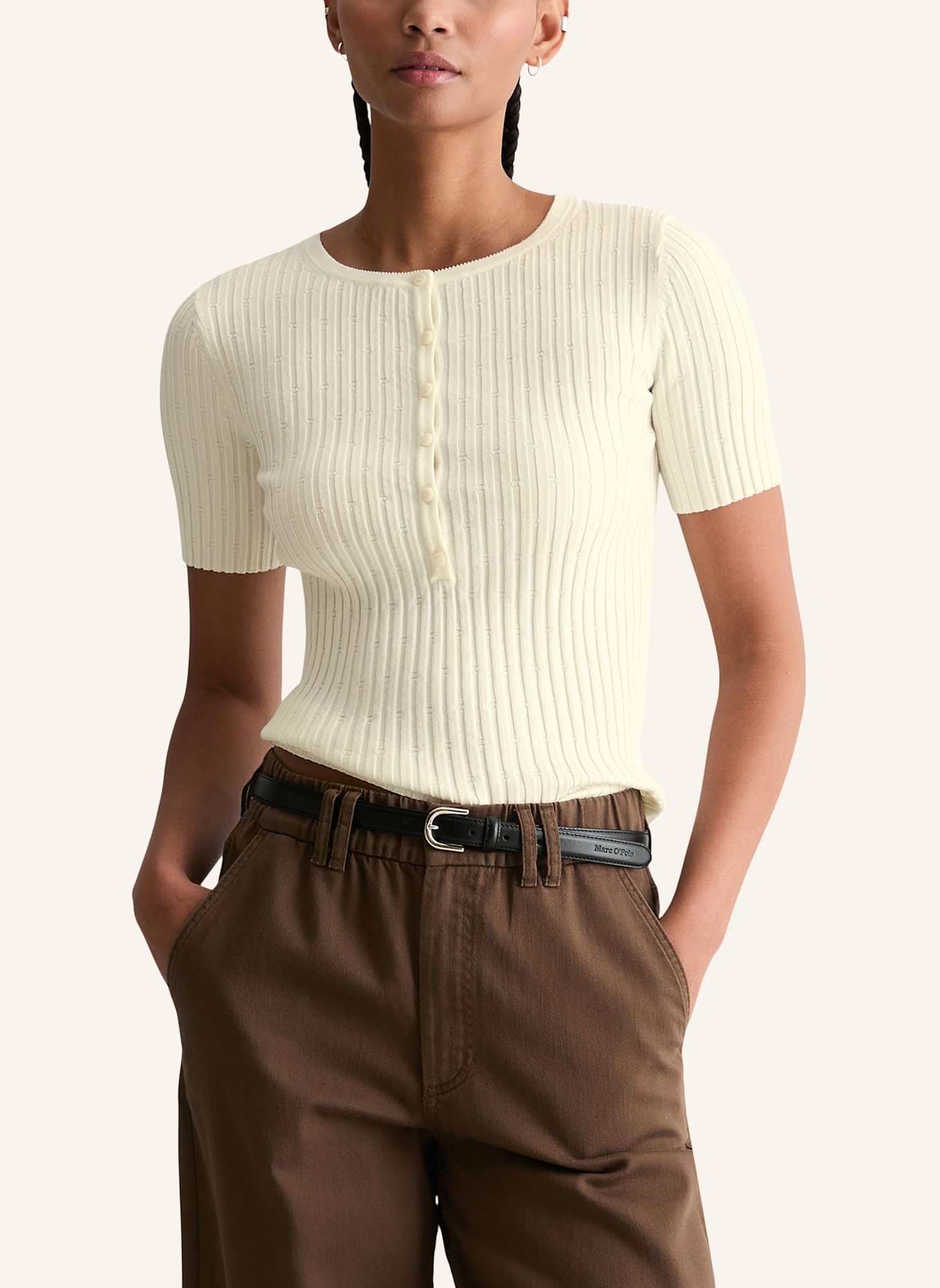 Marc O'Polo DENIM Feinstrickpullover: ECRU