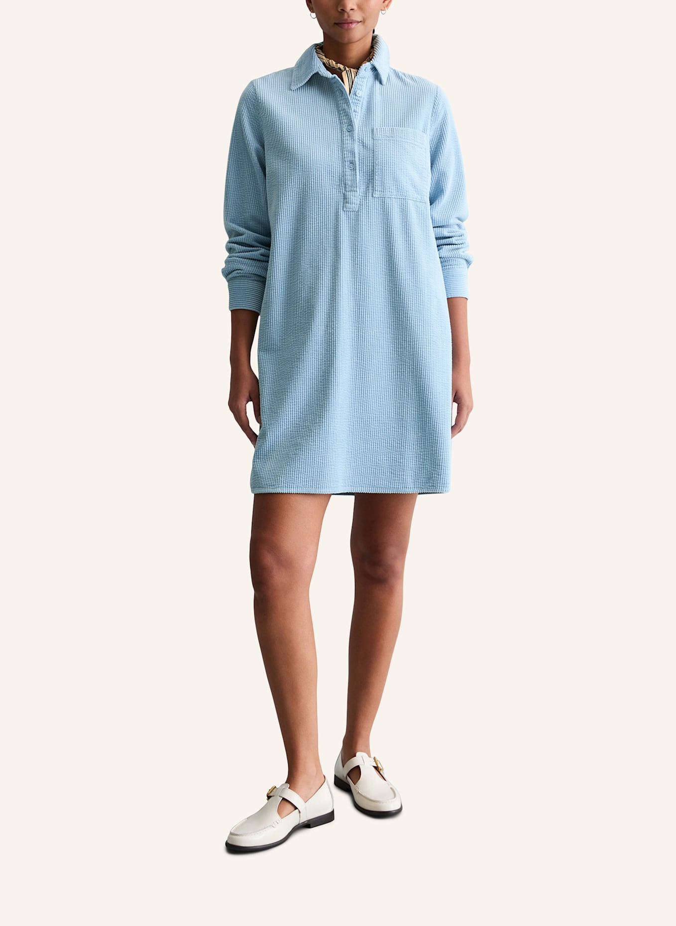 Marc O'Polo DENIM Cordkleid: HELLBLAU