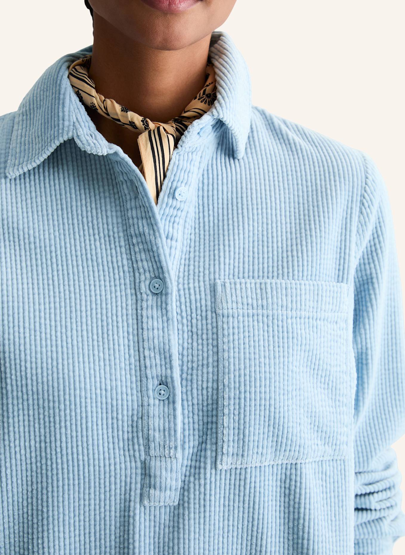 Marc O'Polo DENIM Cordkleid: HELLBLAU