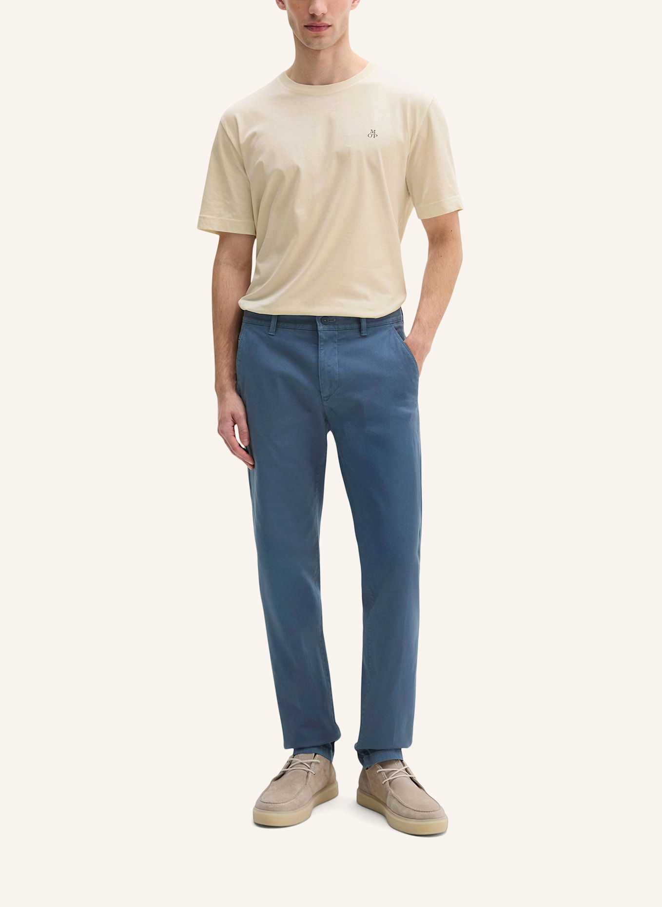 Marc O'Polo Hose Model Stig shaped: BLAU