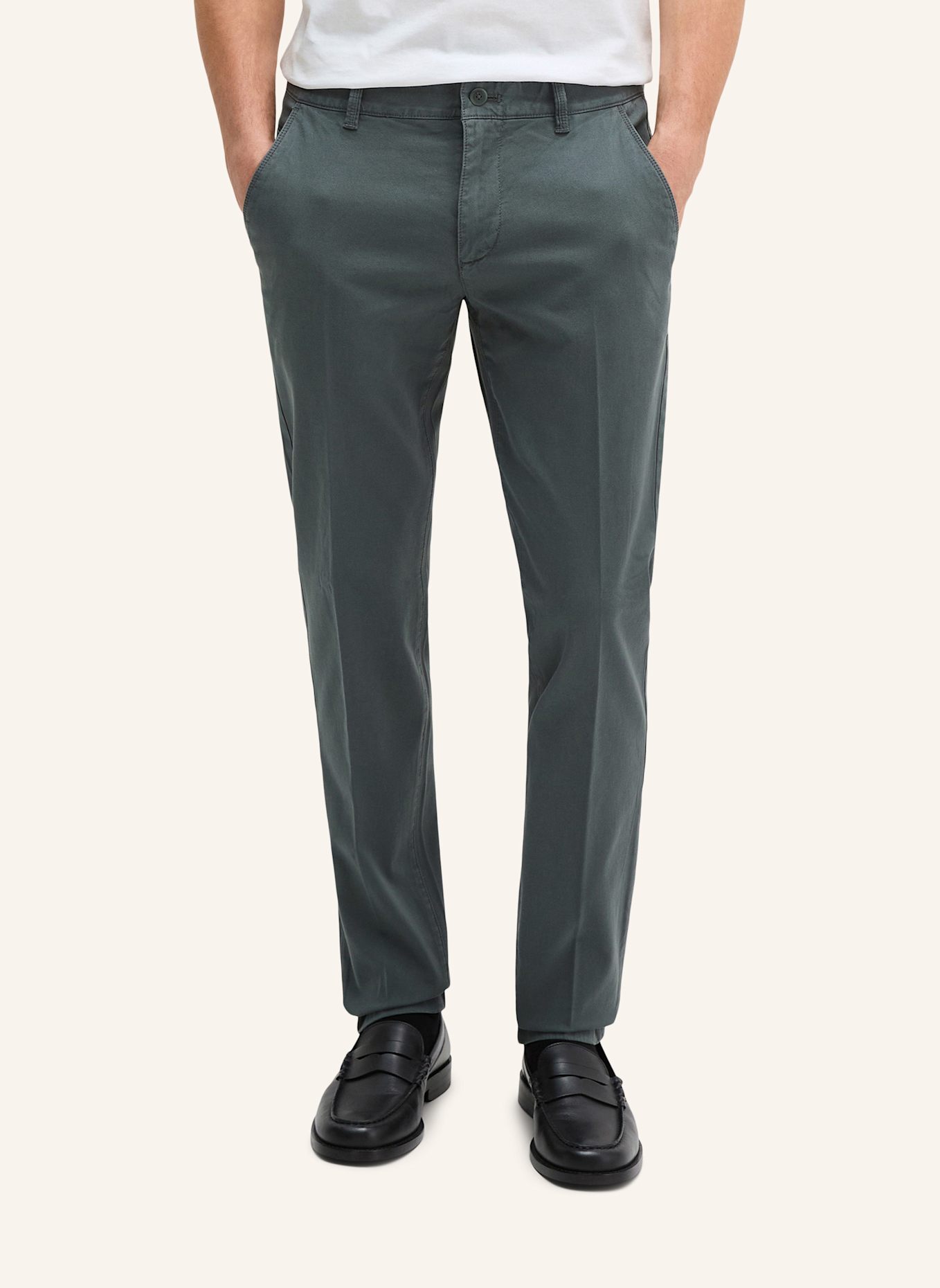 Marc O'Polo Hose Model Stig shaped: DUNKELGRAU