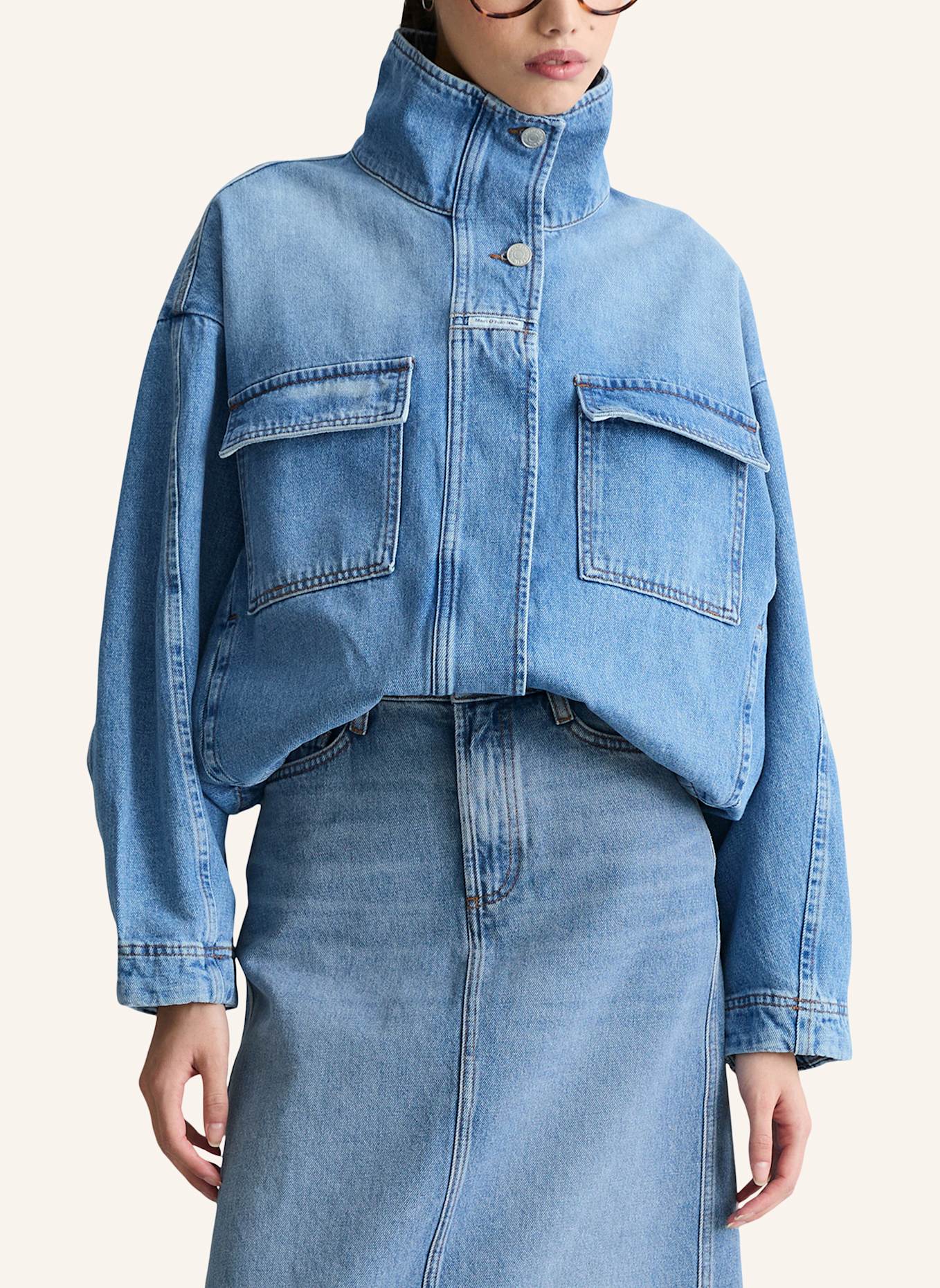 Marc O'Polo DENIM Jeansjacke: BLAU