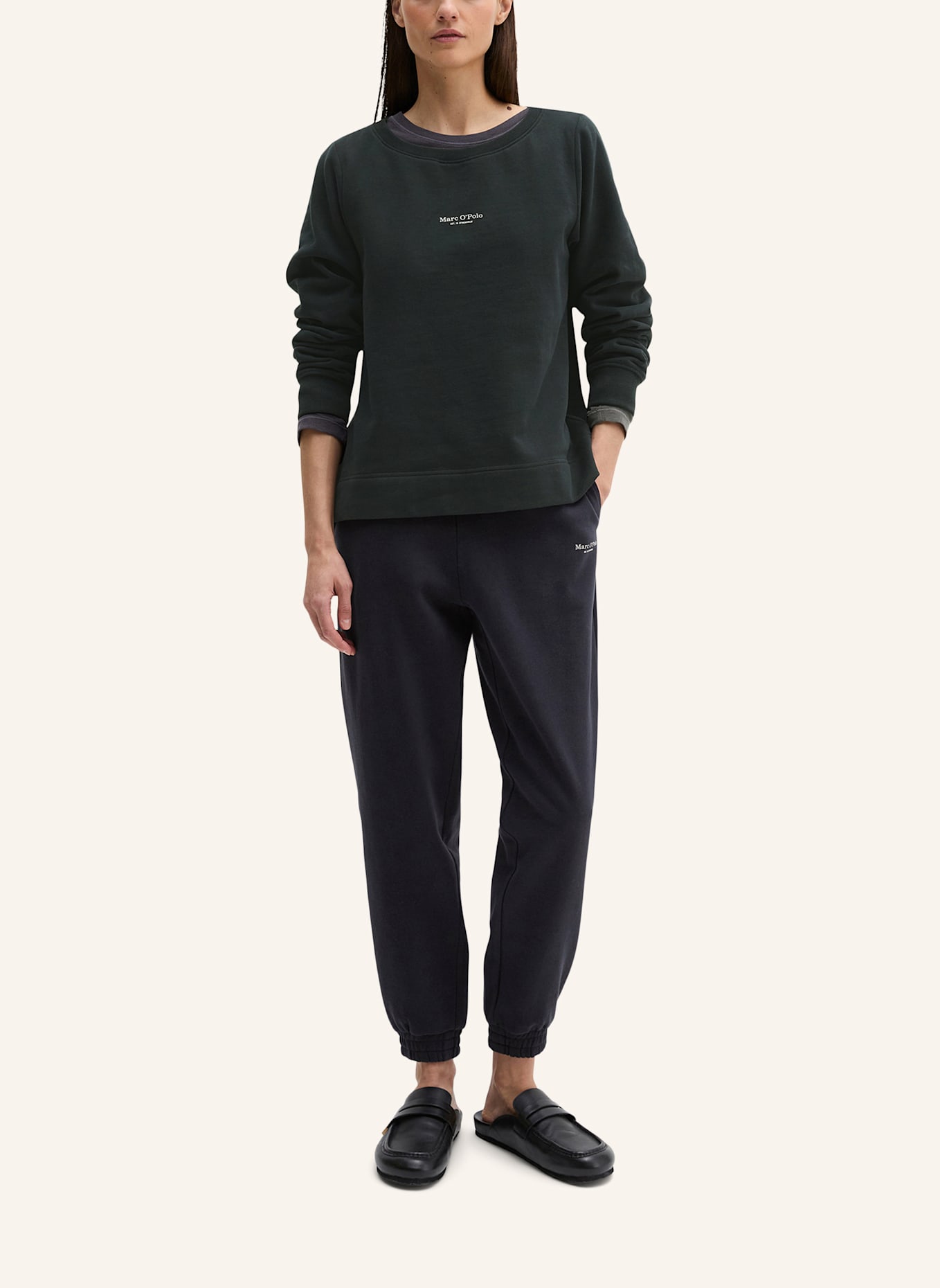 Marc O'Polo Sweatshirt: DUNKELBLAU