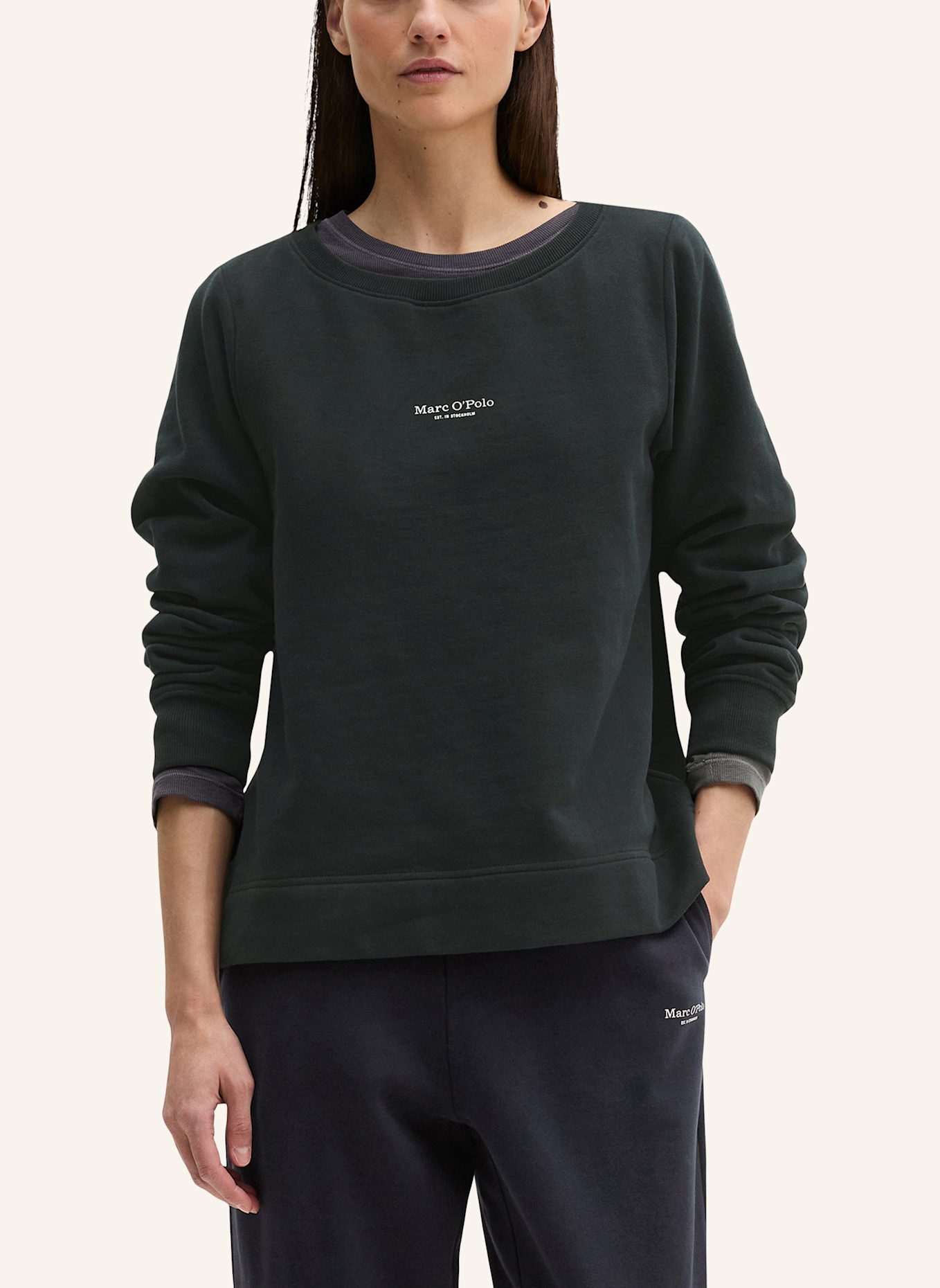 Marc O'Polo Sweatshirt: DUNKELBLAU