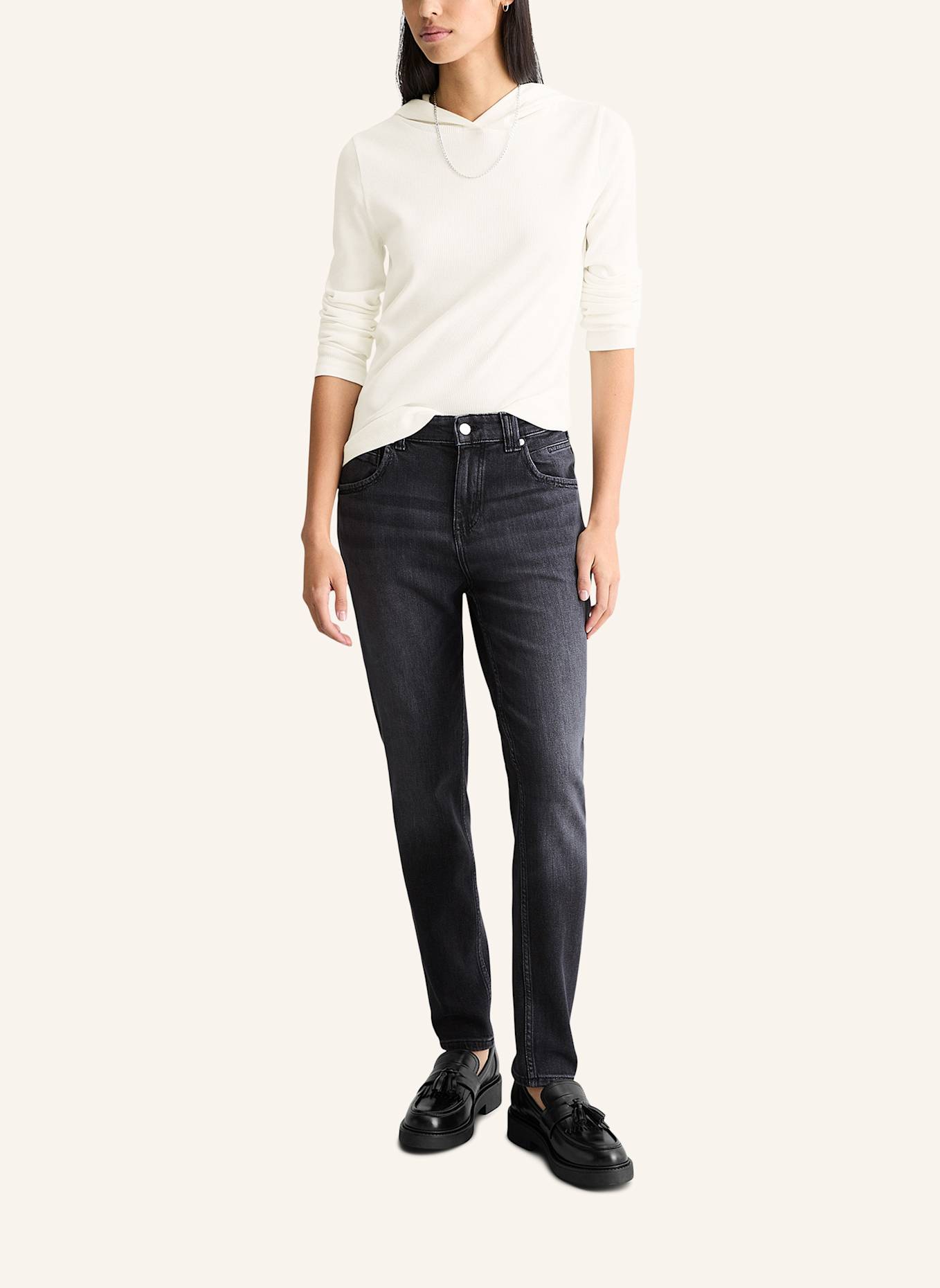 Marc O'Polo DENIM Boyfriend Jeans: SCHWARZ