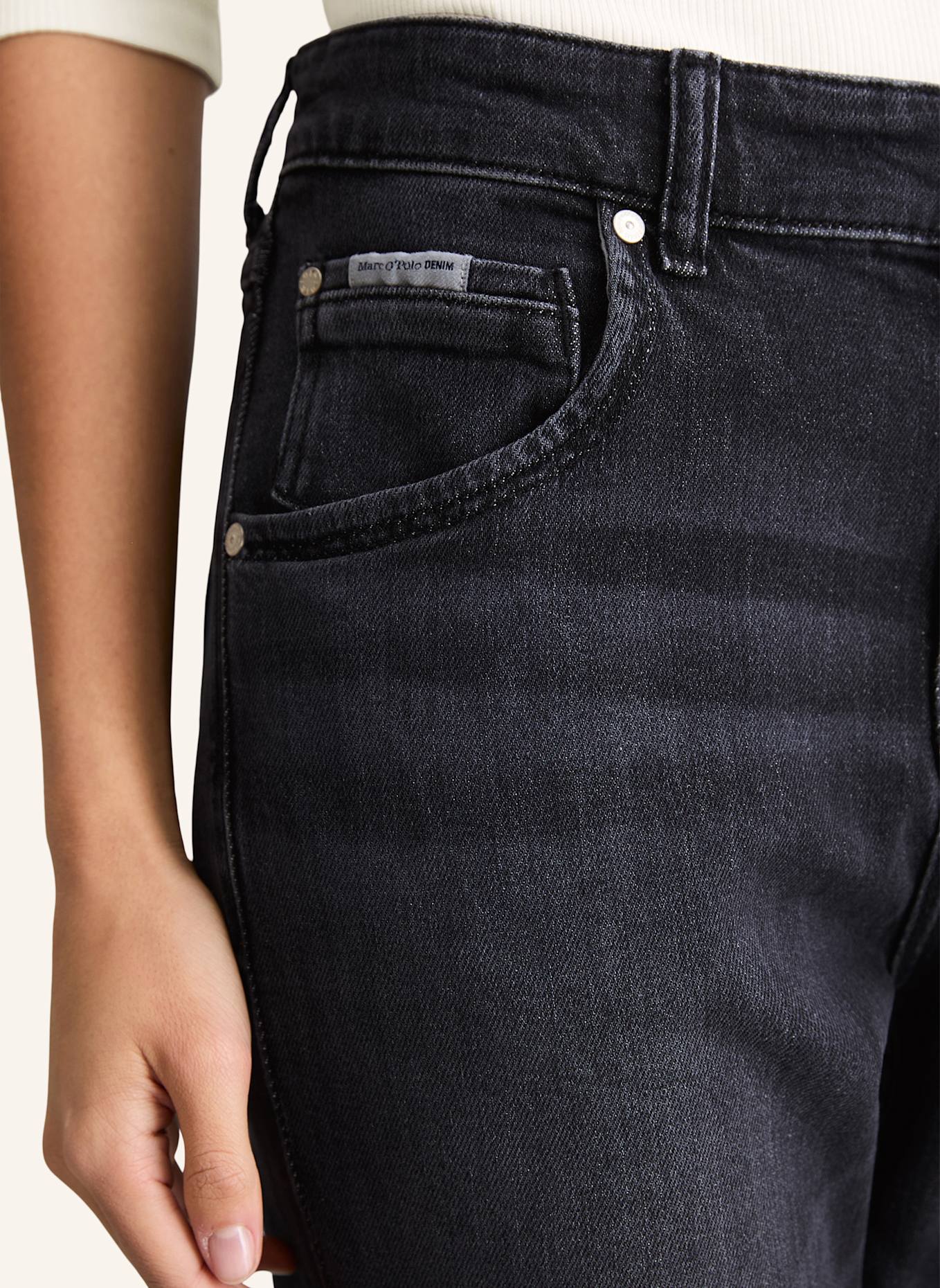 Marc O'Polo DENIM Boyfriend Jeans: SCHWARZ