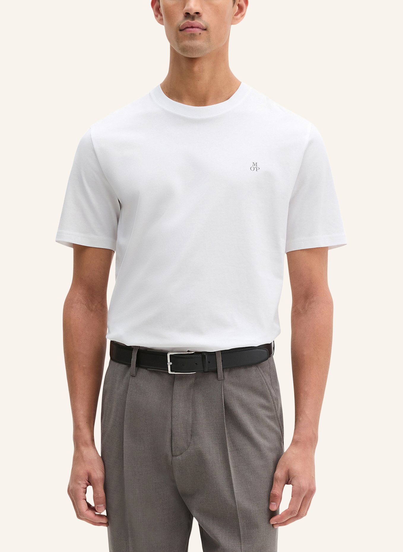 Marc O'Polo T-Shirt Dreierpack: WEISS