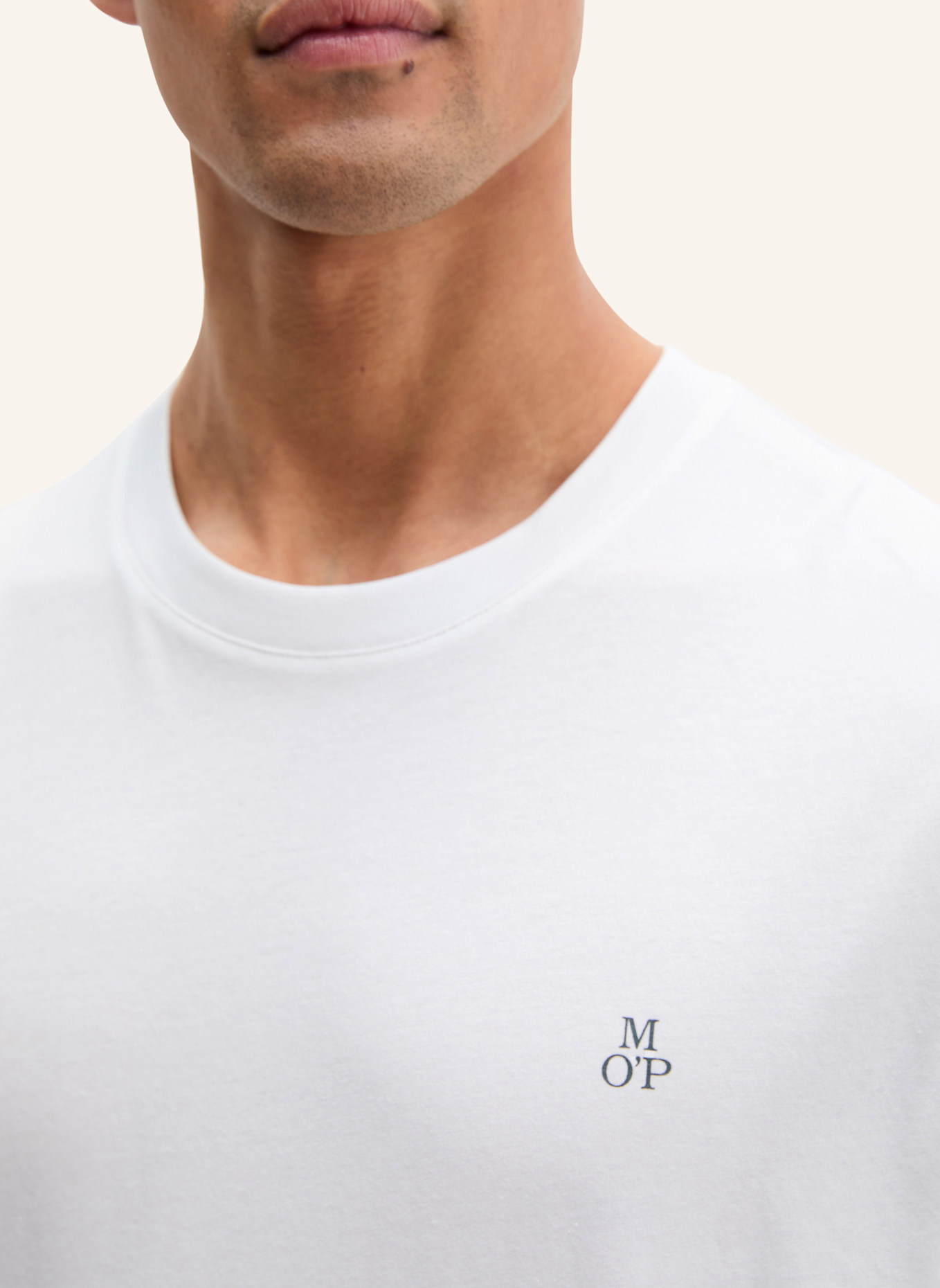 Marc O'Polo T-Shirt Dreierpack: WEISS