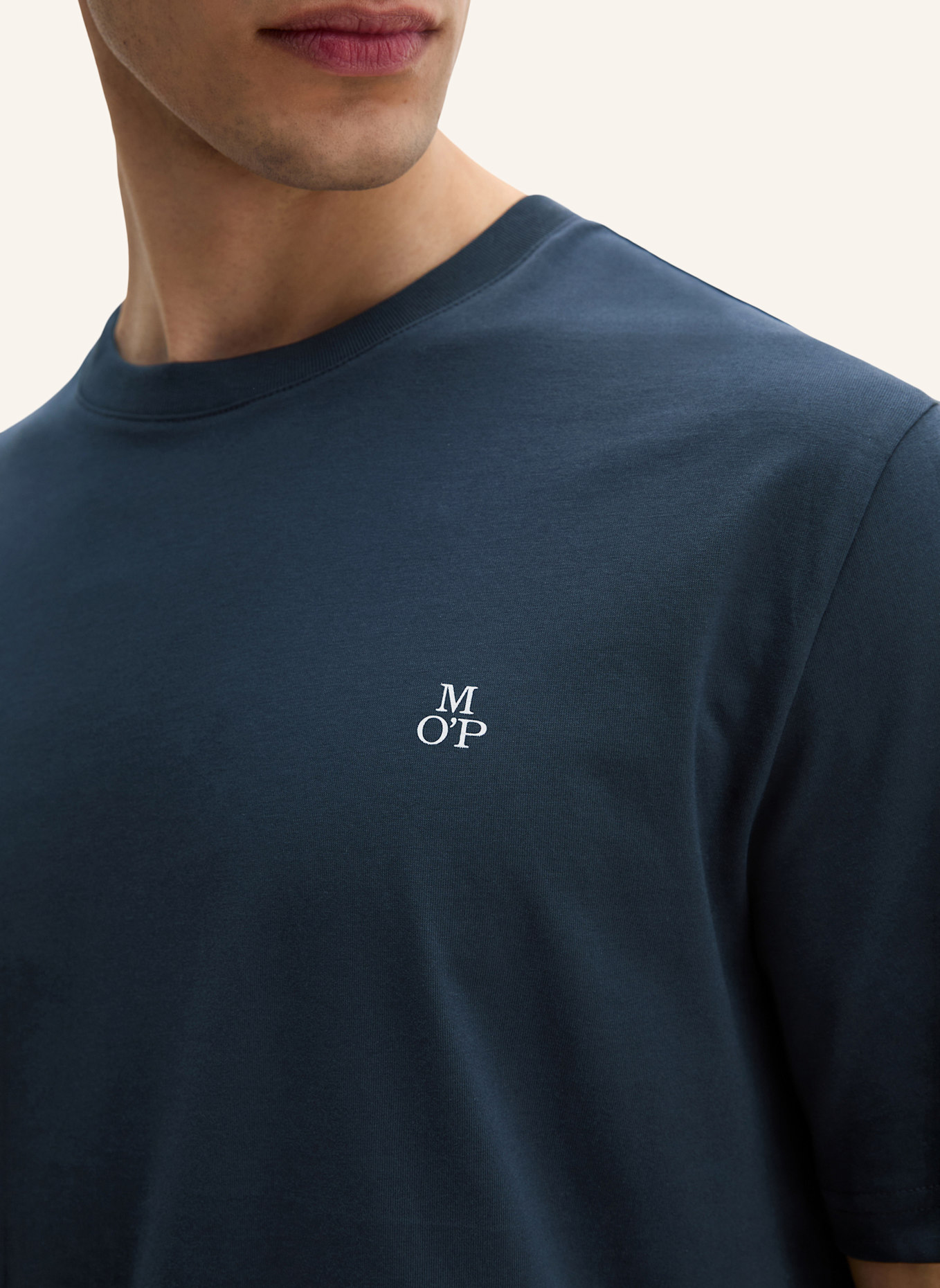 Marc O'Polo T-Shirt Dreierpack: WEISS/ DUNKELBLAU