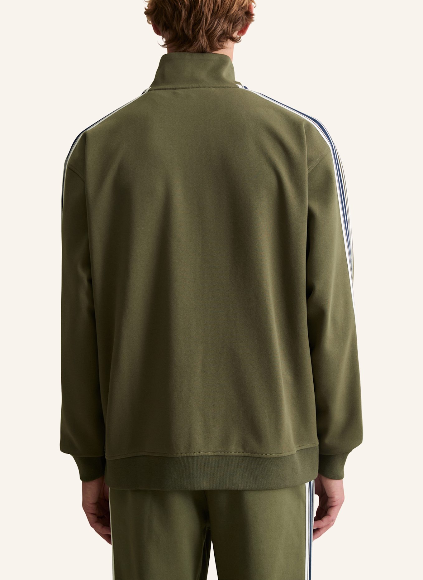 Marc O'Polo DENIM Trainingsjacke: DUNKELGRÜN