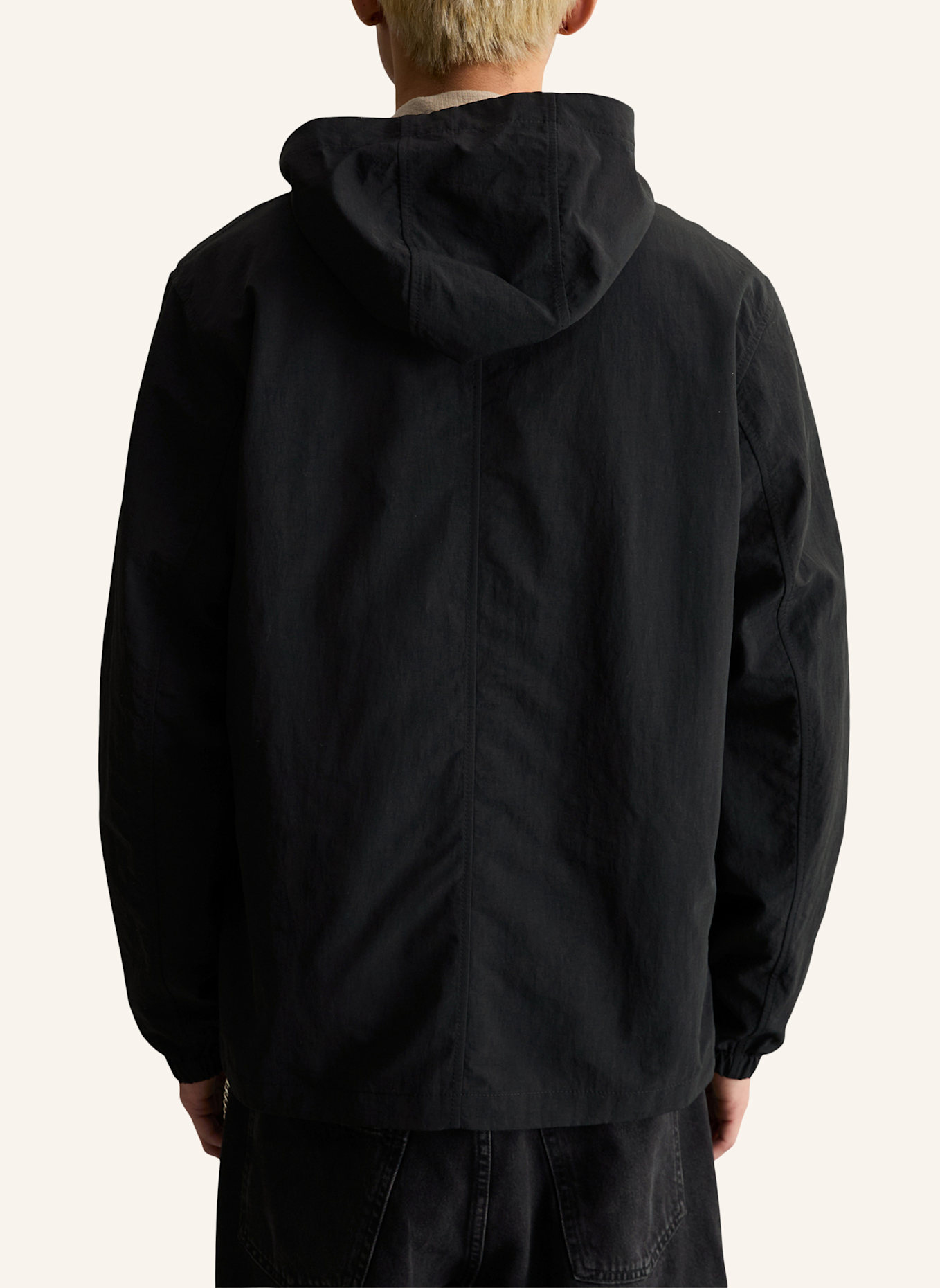 Marc O'Polo DENIM Kapuzen-Jacke: SCHWARZ