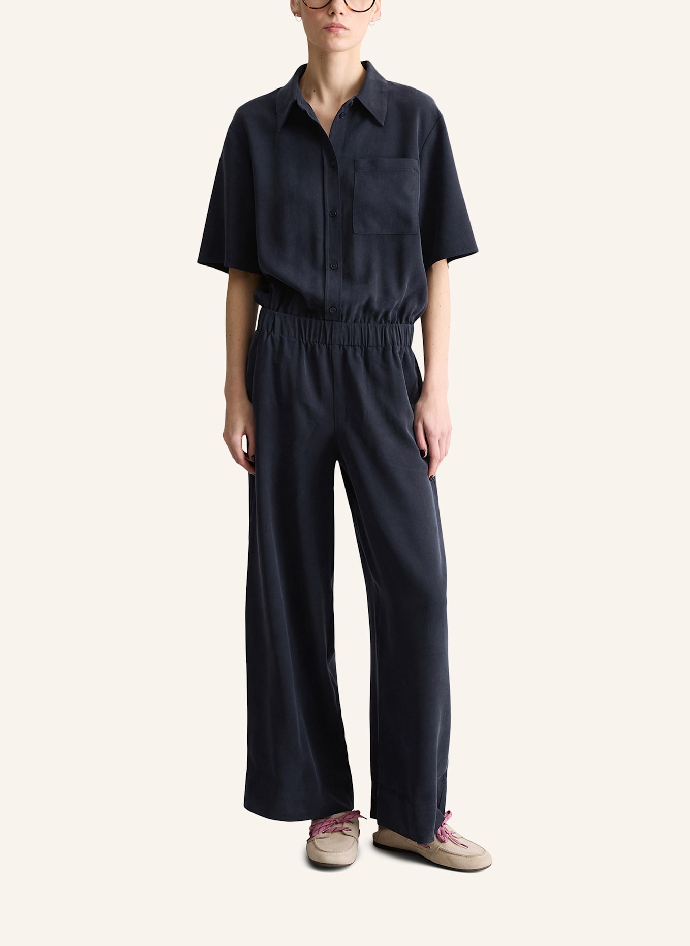 Marc O'Polo DENIM Jumpsuit: DUNKELBLAU