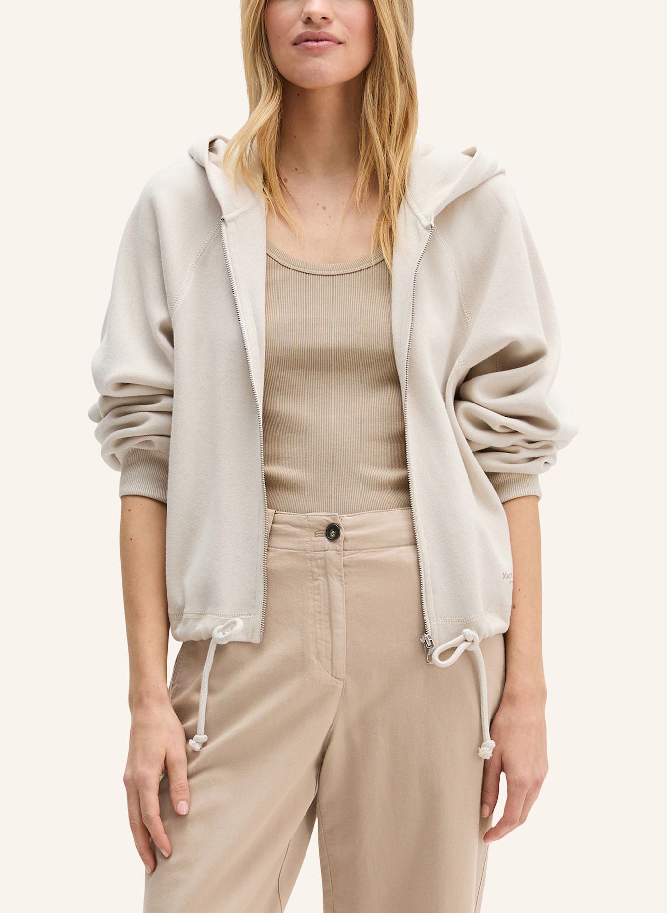 Marc O'Polo Sweatjacke: HELLGRAU