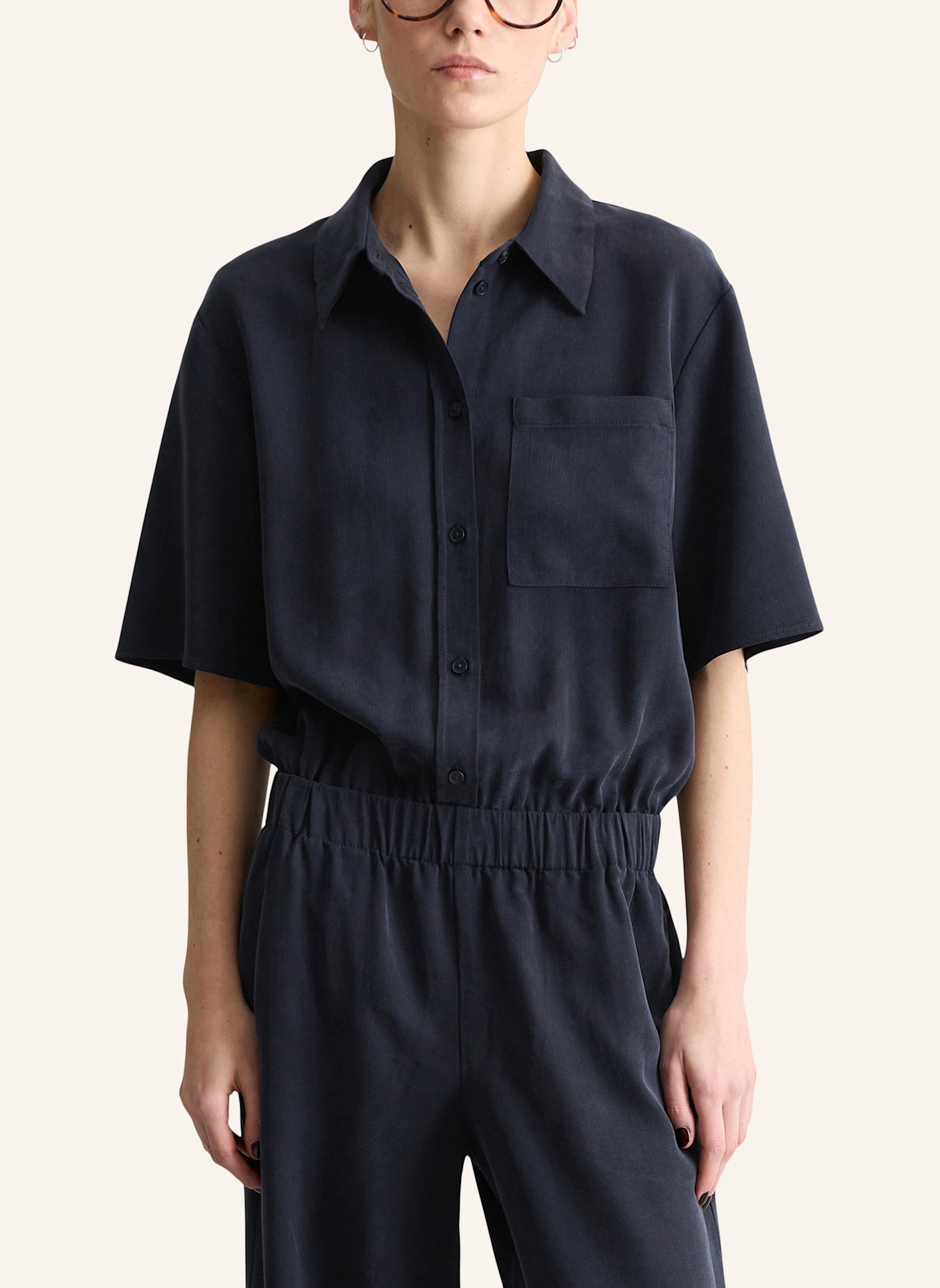 Marc O'Polo DENIM Jumpsuit: DUNKELBLAU