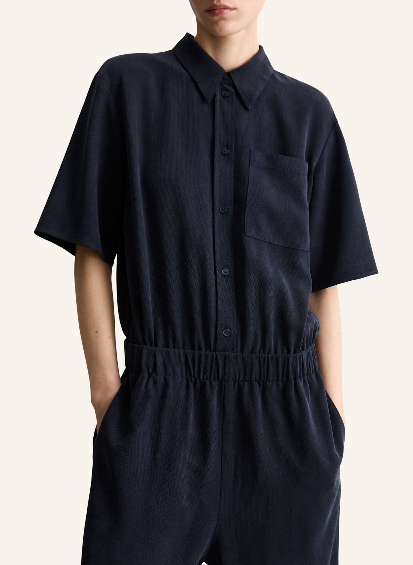 Marc O'Polo DENIM Jumpsuit: DUNKELBLAU