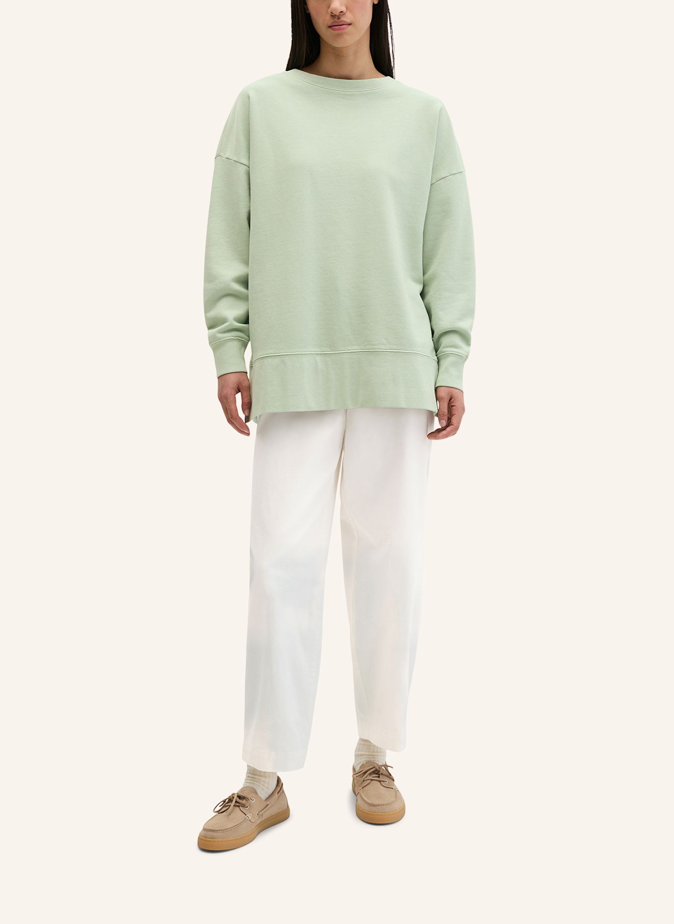 Marc O'Polo Sweatshirt: HELLGRÜN