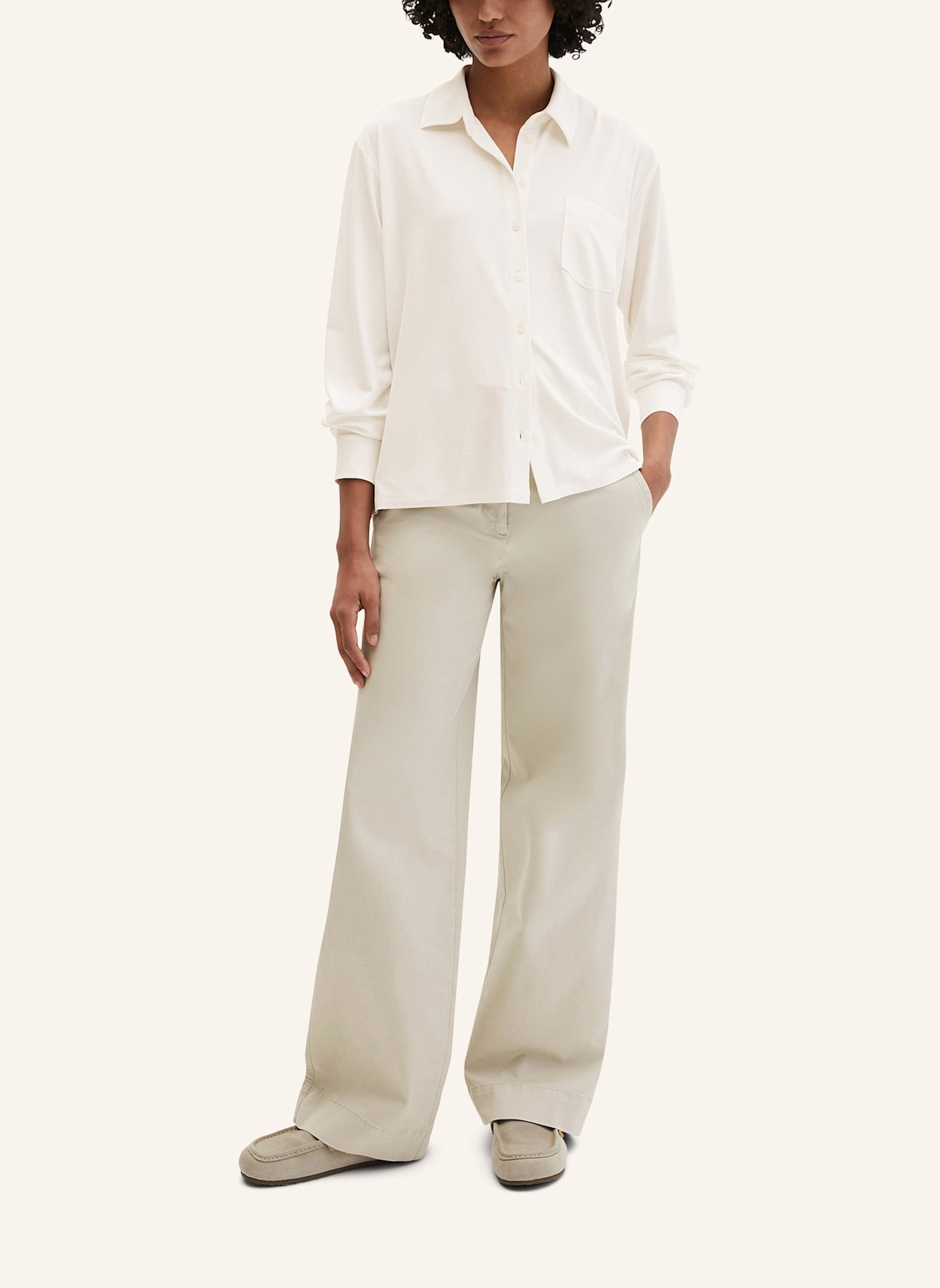 Marc O'Polo Jerseybluse: ECRU