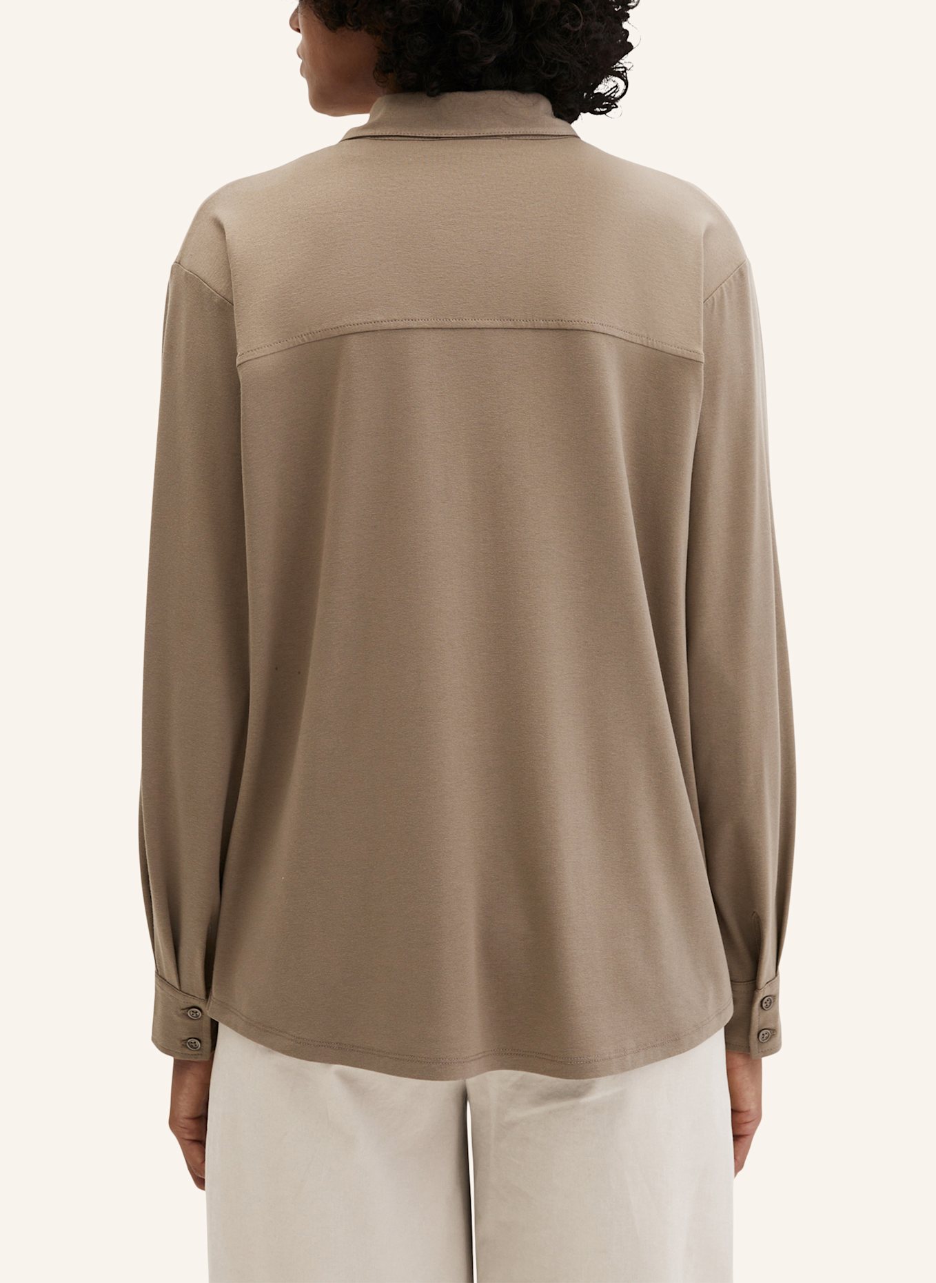 Marc O'Polo Jerseybluse: BRAUN