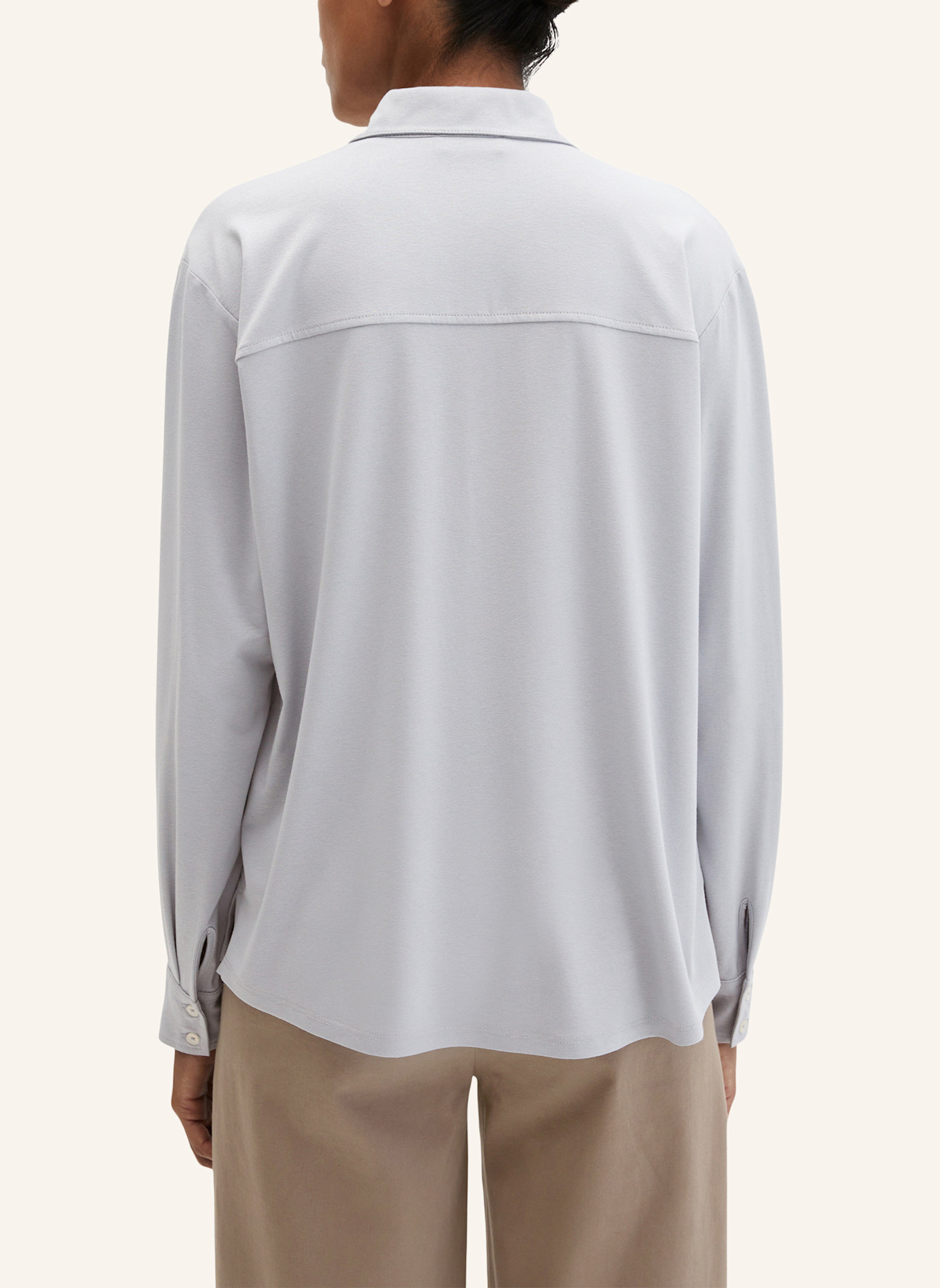 Marc O'Polo Jerseybluse: GRAU