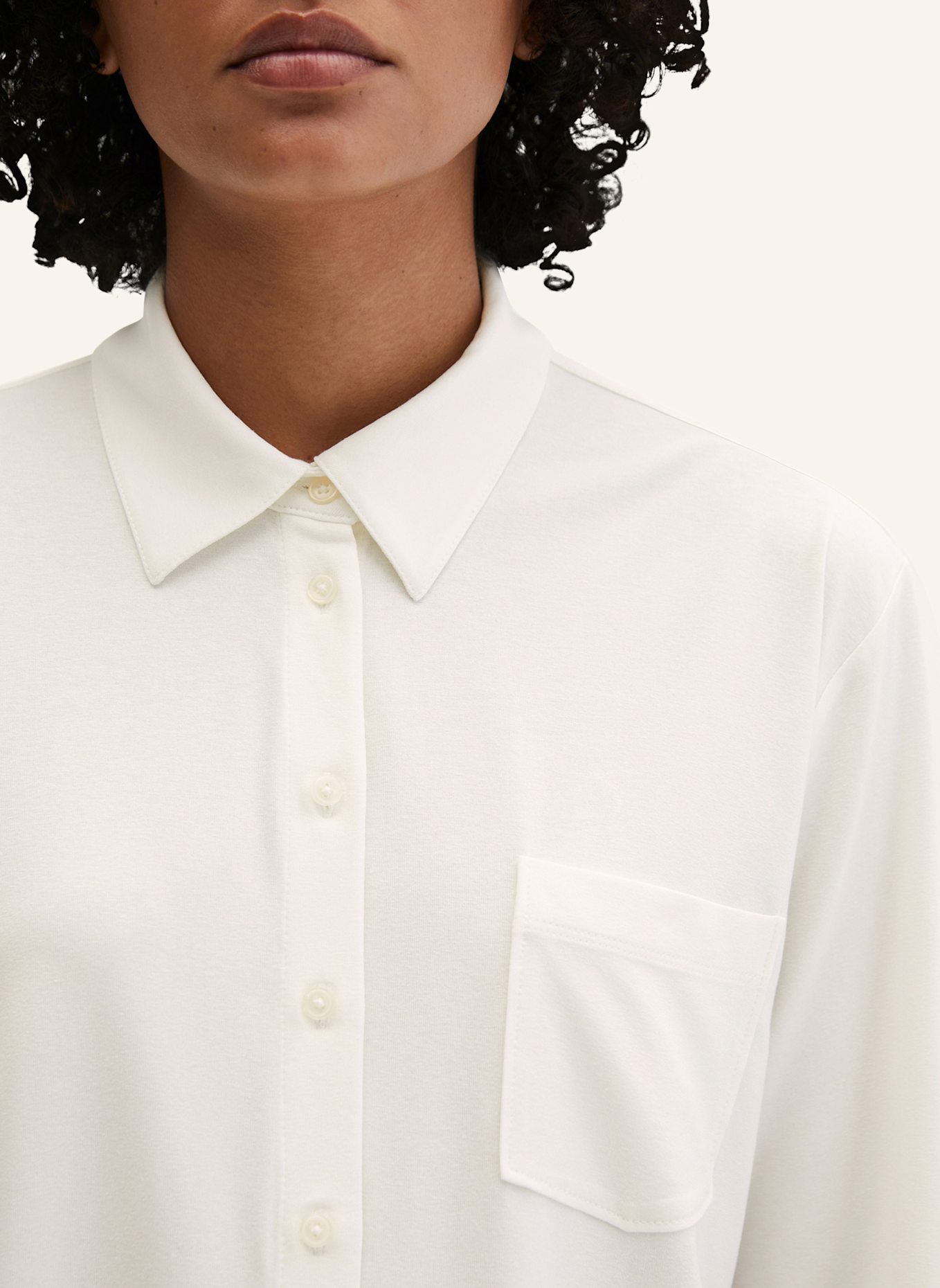 Marc O'Polo Jerseybluse: ECRU