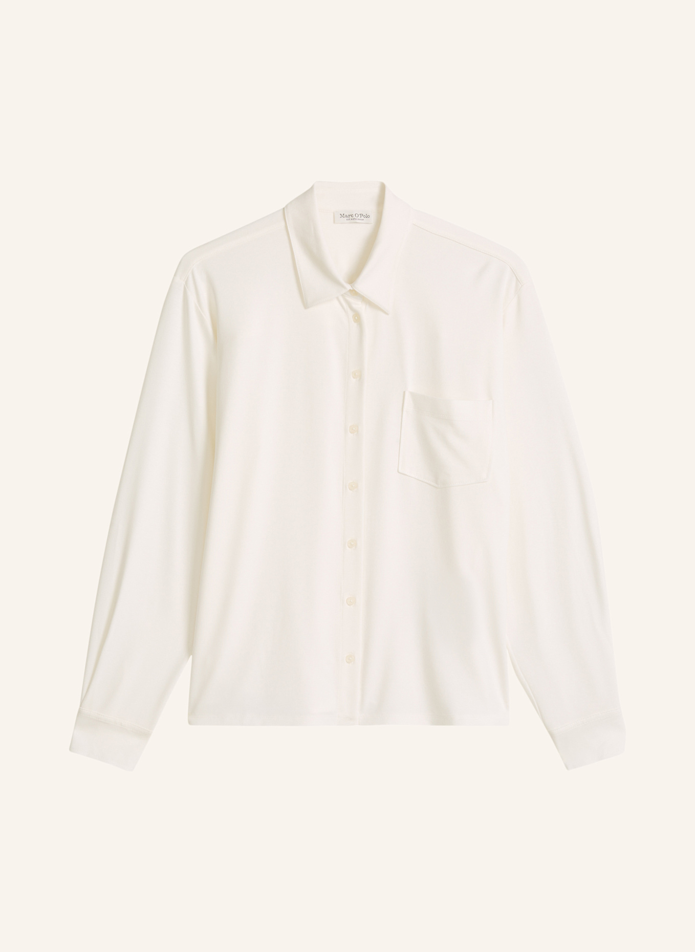 Marc O'Polo Jerseybluse: ECRU