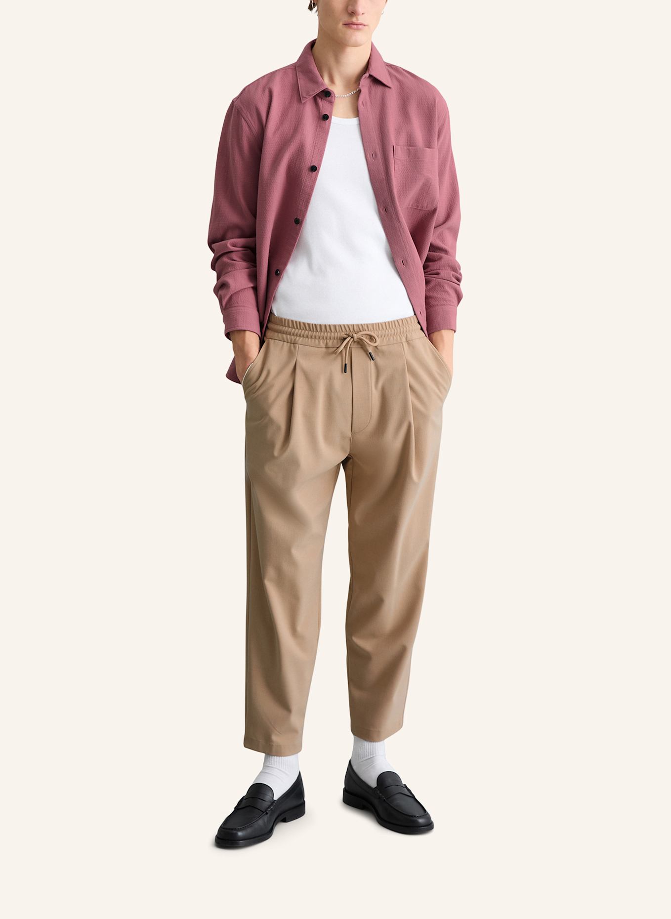 Marc O'Polo DENIM Hose Model Viggo Jogger relaxed: BEIGE