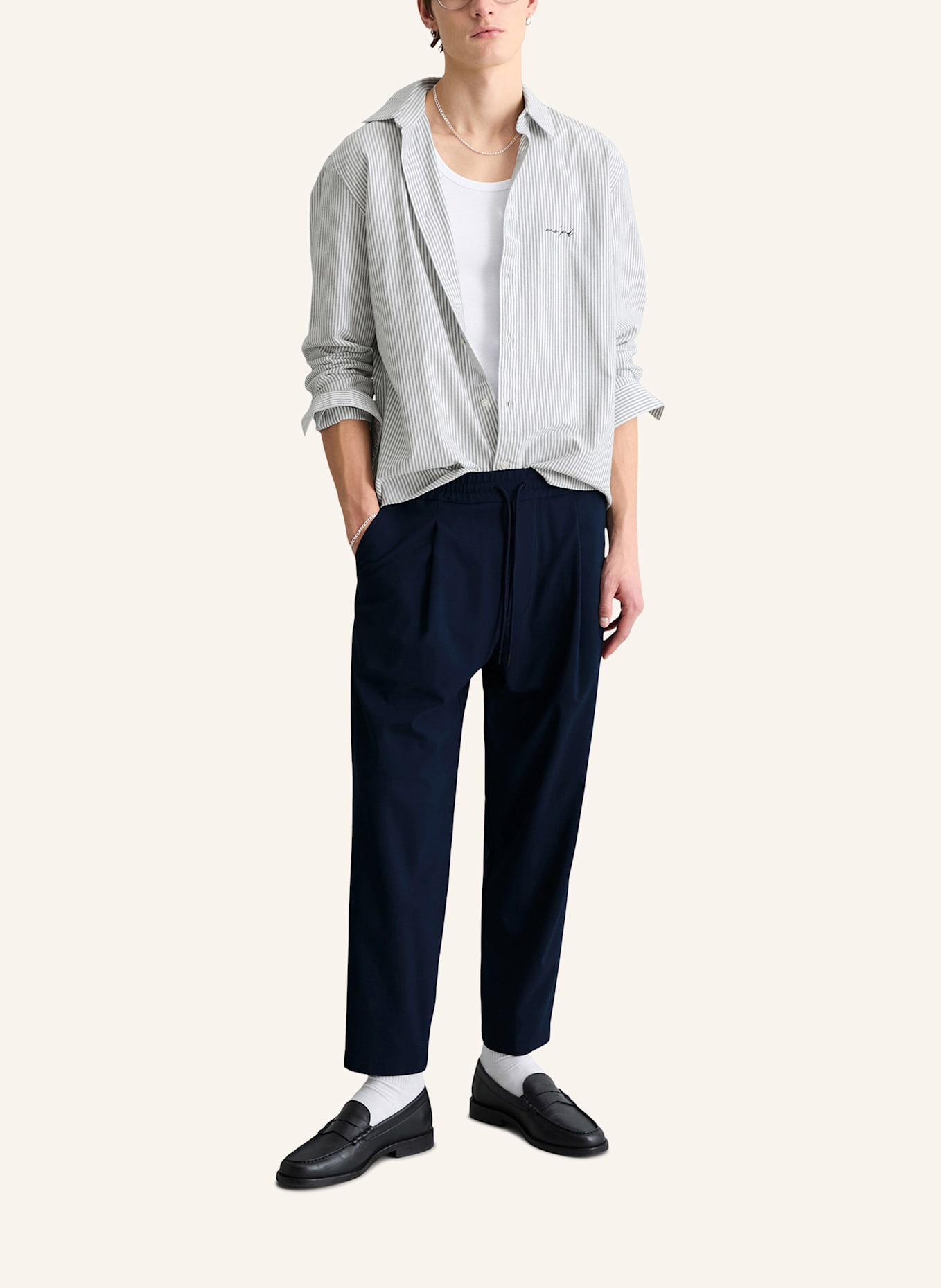 Marc O'Polo DENIM Hose Model Viggo Jogger relaxed: DUNKELBLAU