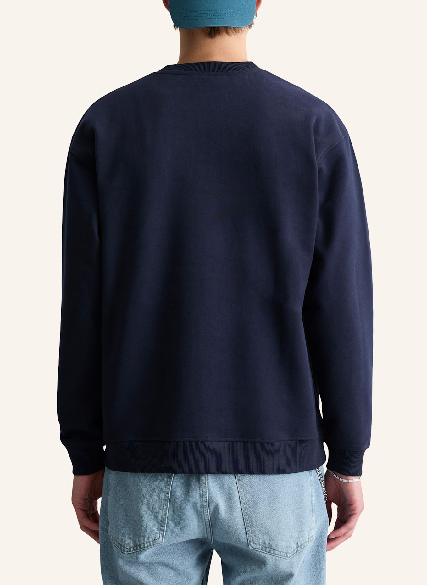 Marc O'Polo DENIM Sweatshirt: DUNKELBLAU