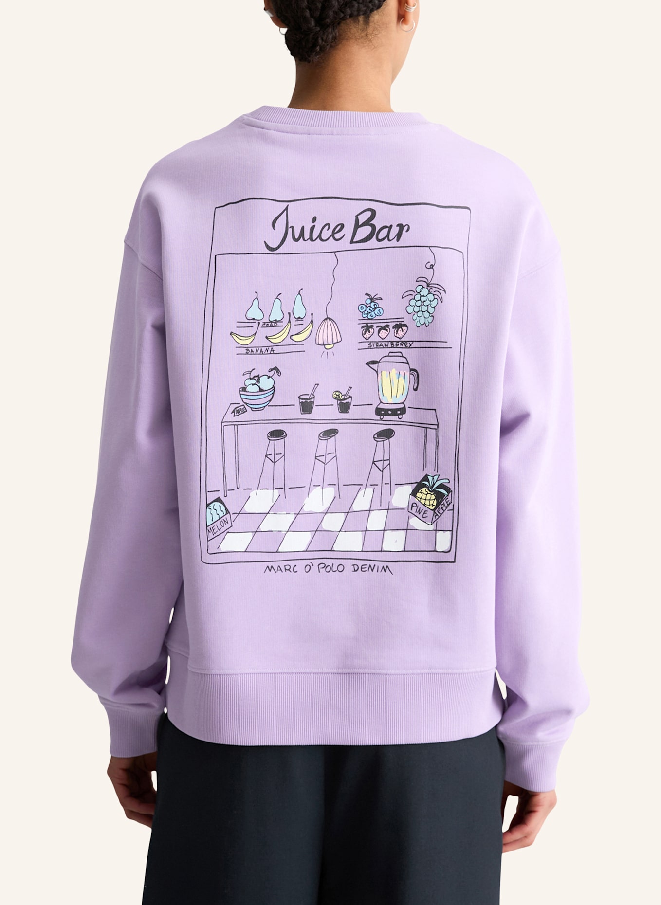 Marc O'Polo DENIM Sweatshirt: LILA