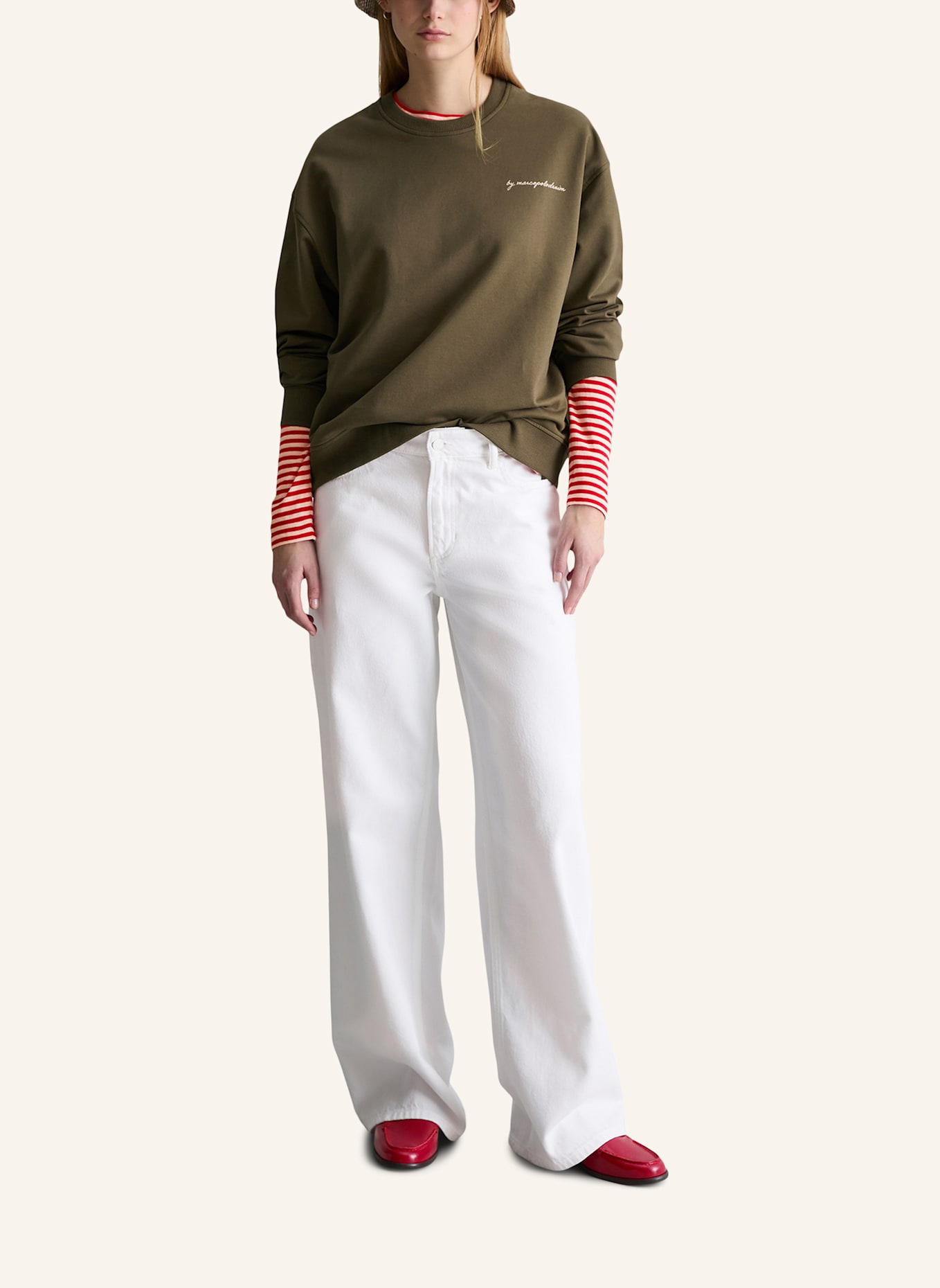 Marc O'Polo DENIM Sweatshirt: DUNKELBRAUN