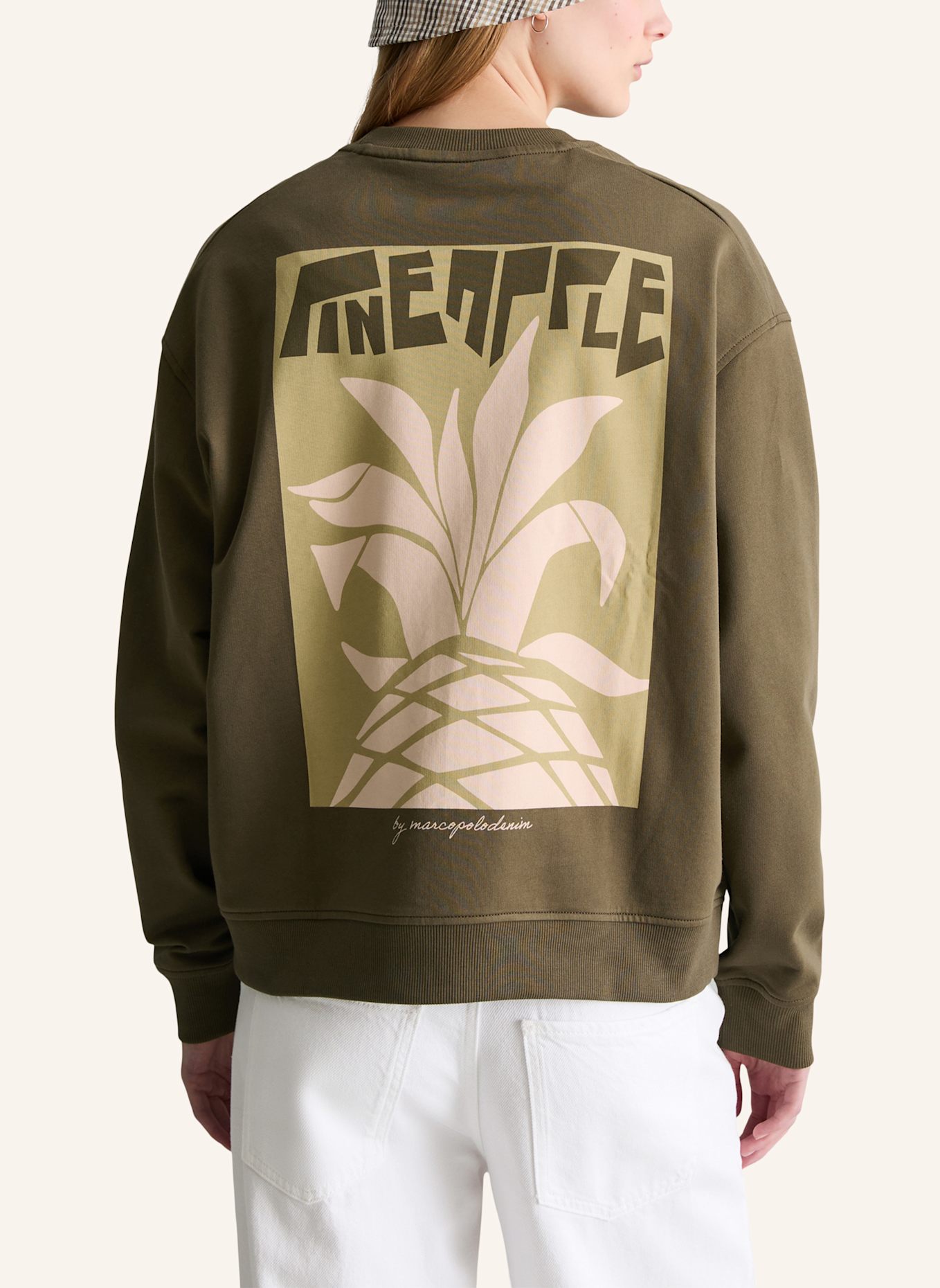 Marc O'Polo DENIM Sweatshirt: DUNKELBRAUN