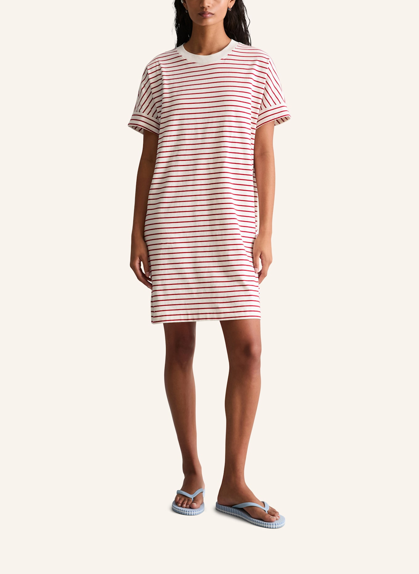 Marc O'Polo DENIM Jerseykleid: ROT