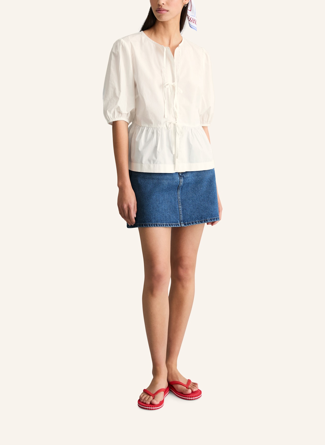 Marc O'Polo DENIM Bluse: WEISS