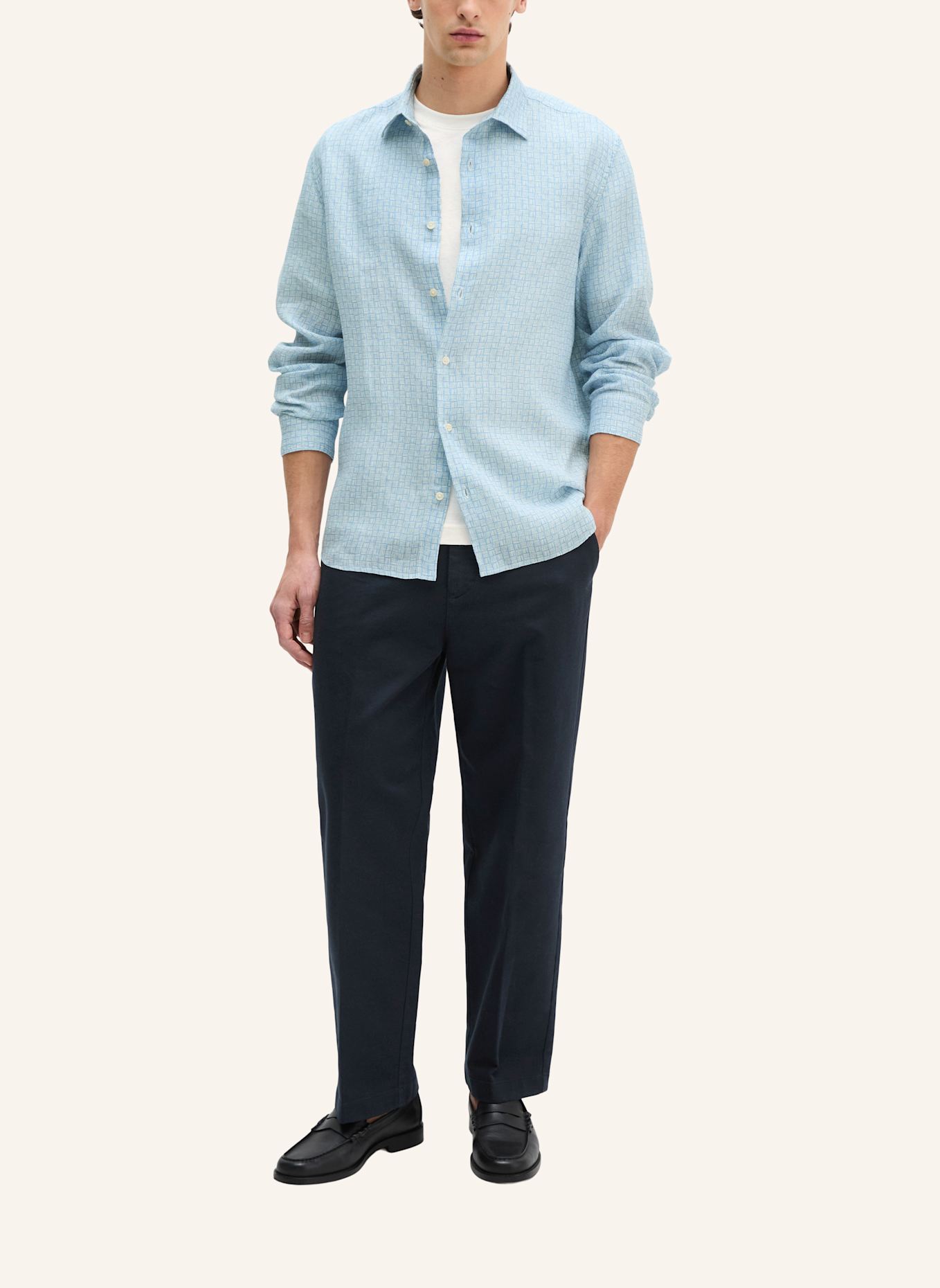 Marc O'Polo Hemd: HELLBLAU