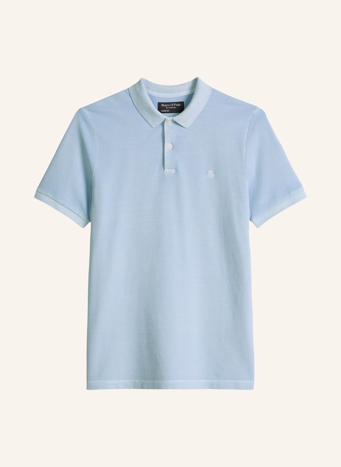 Marc O'Polo Piqué-Poloshirt Shaped Fit: BLAU