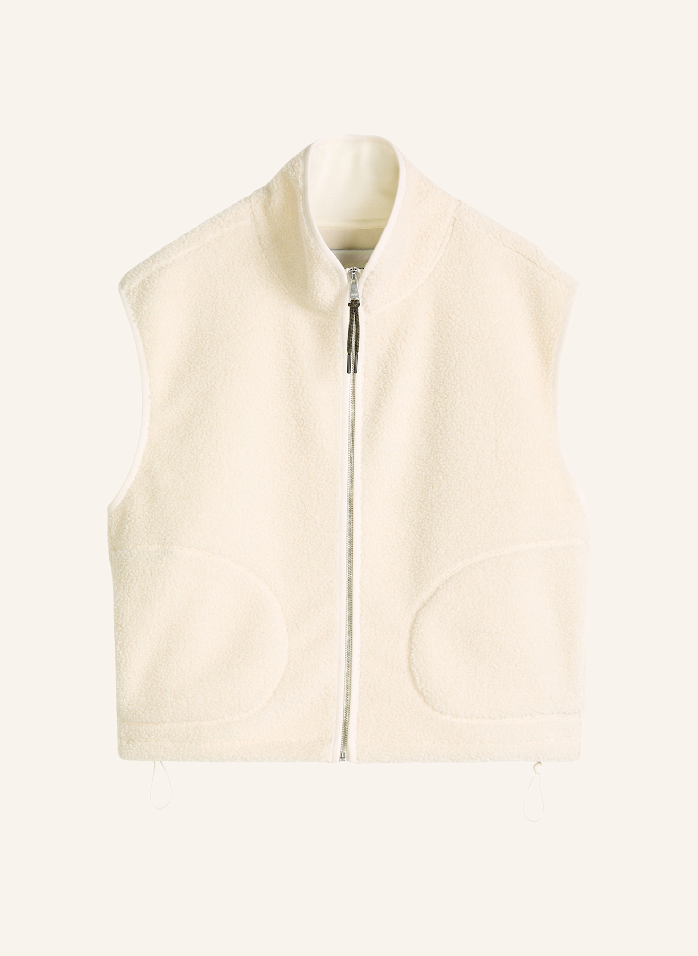 Marc O'Polo DENIM Teddyweste: ECRU