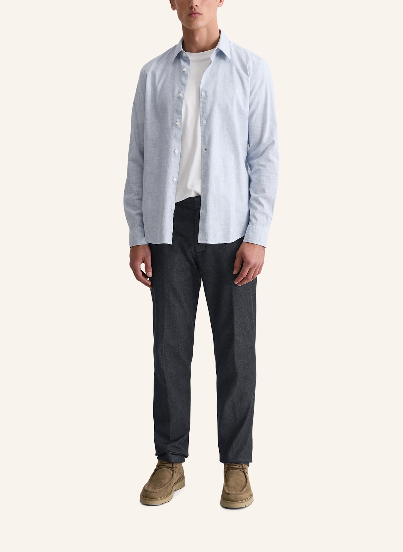 Marc O'Polo Hemd: HELLBLAU