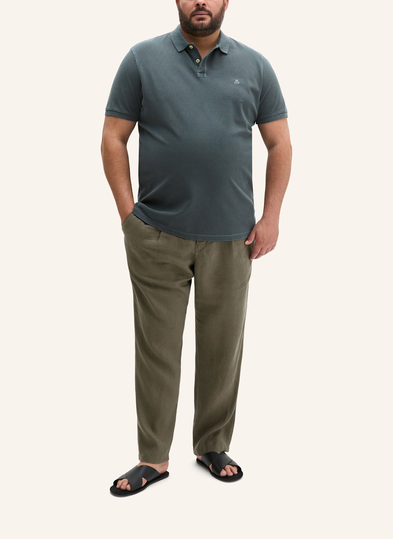 Marc O'Polo Poloshirt: DUNKELGRAU