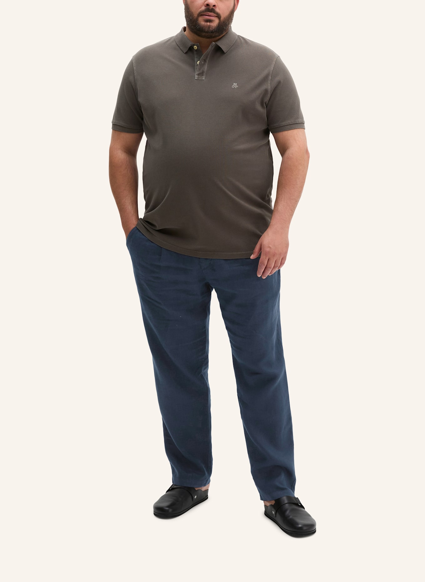 Marc O'Polo Poloshirt: DUNKELBRAUN