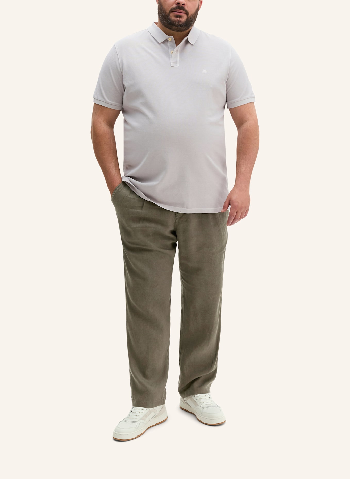 Marc O'Polo Poloshirt: HELLGRAU
