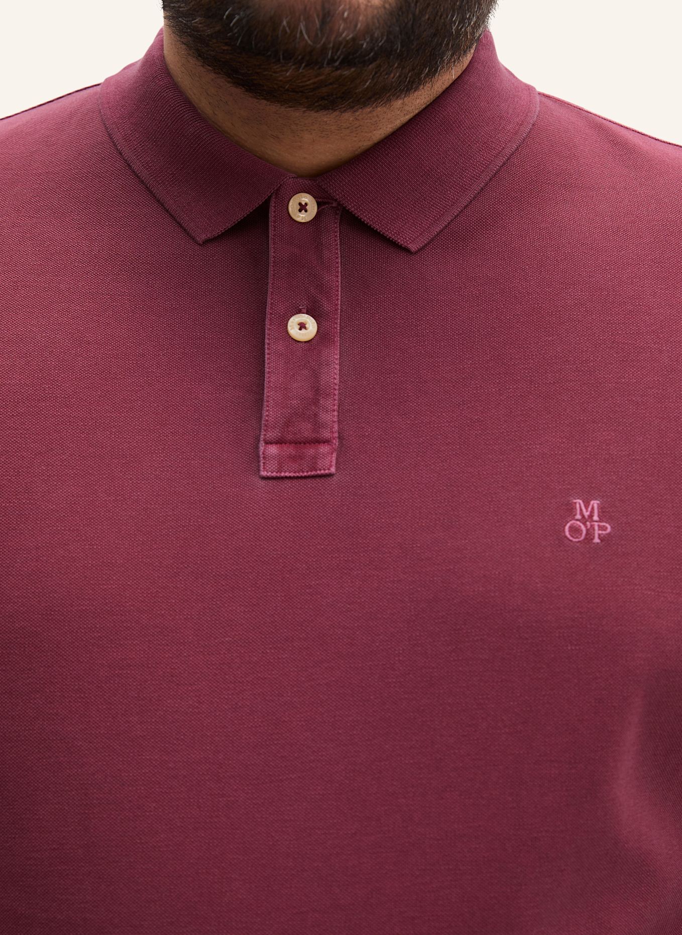 Marc O'Polo Poloshirt: DUNKELROT