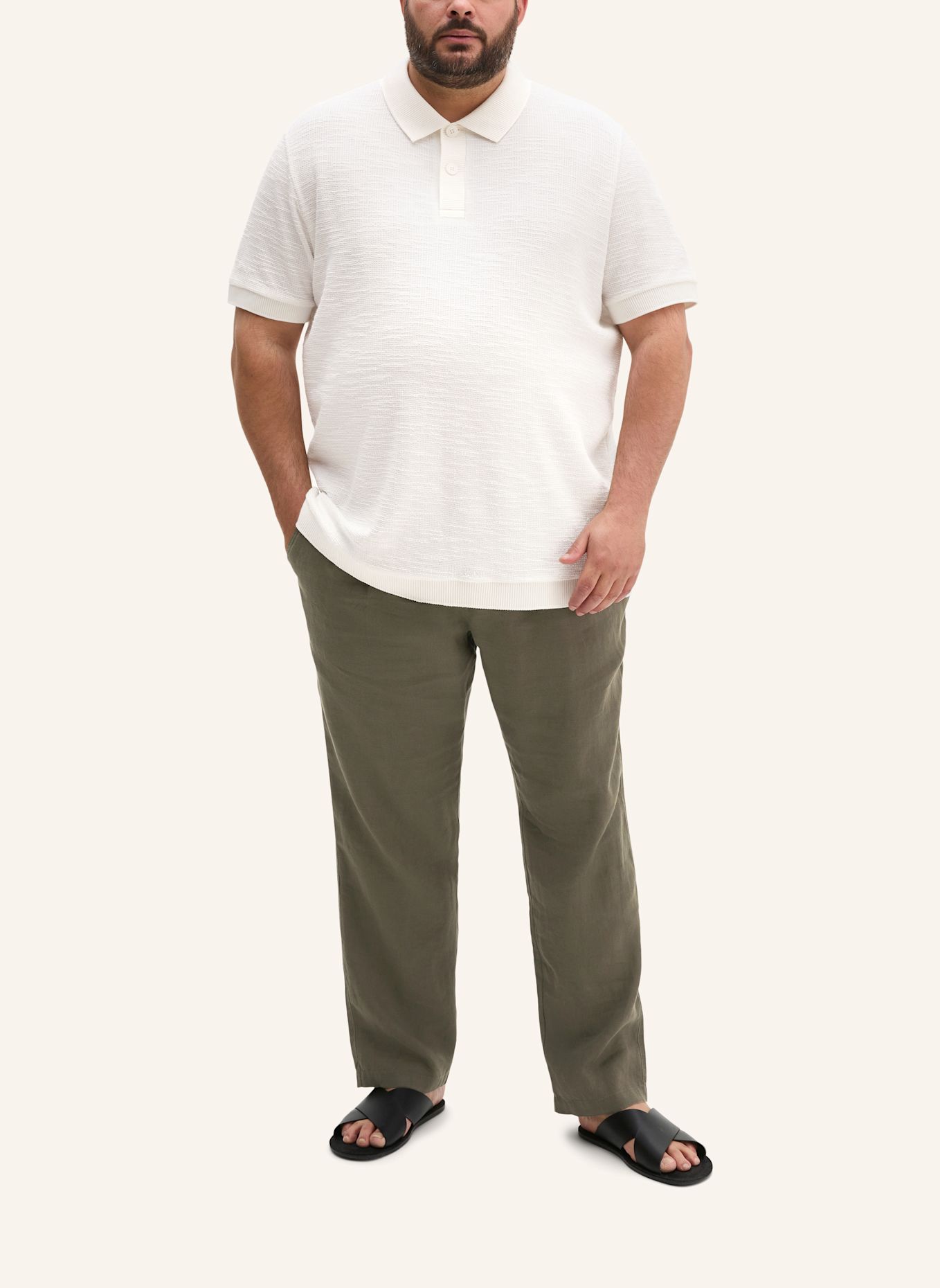 Marc O'Polo Poloshirt looose: ECRU