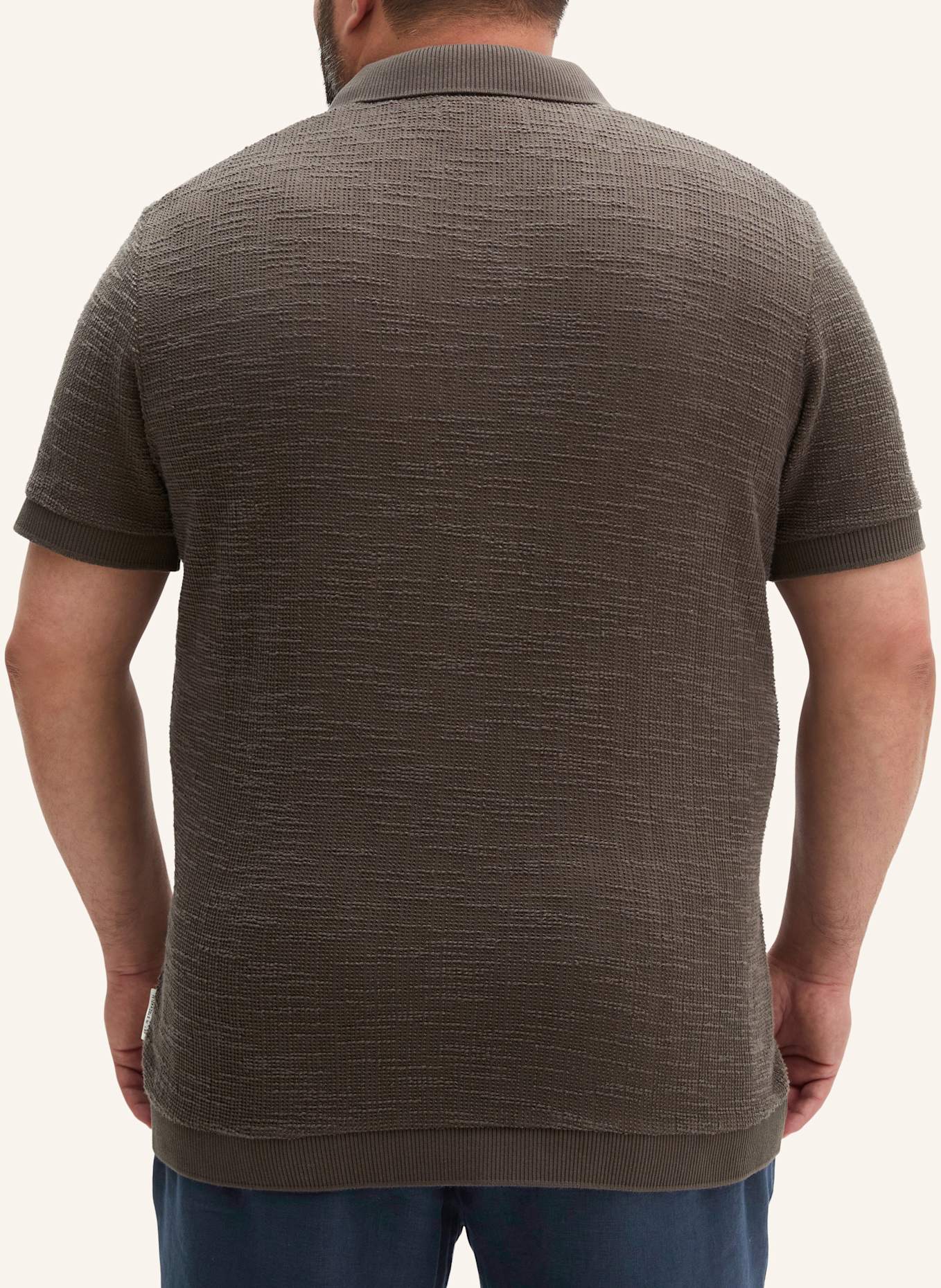 Marc O'Polo Poloshirt looose: DUNKELBRAUN