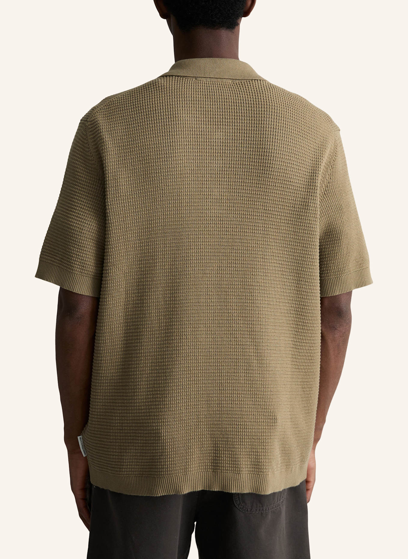 Marc O'Polo DENIM Strick Poloshirt: BRAUN