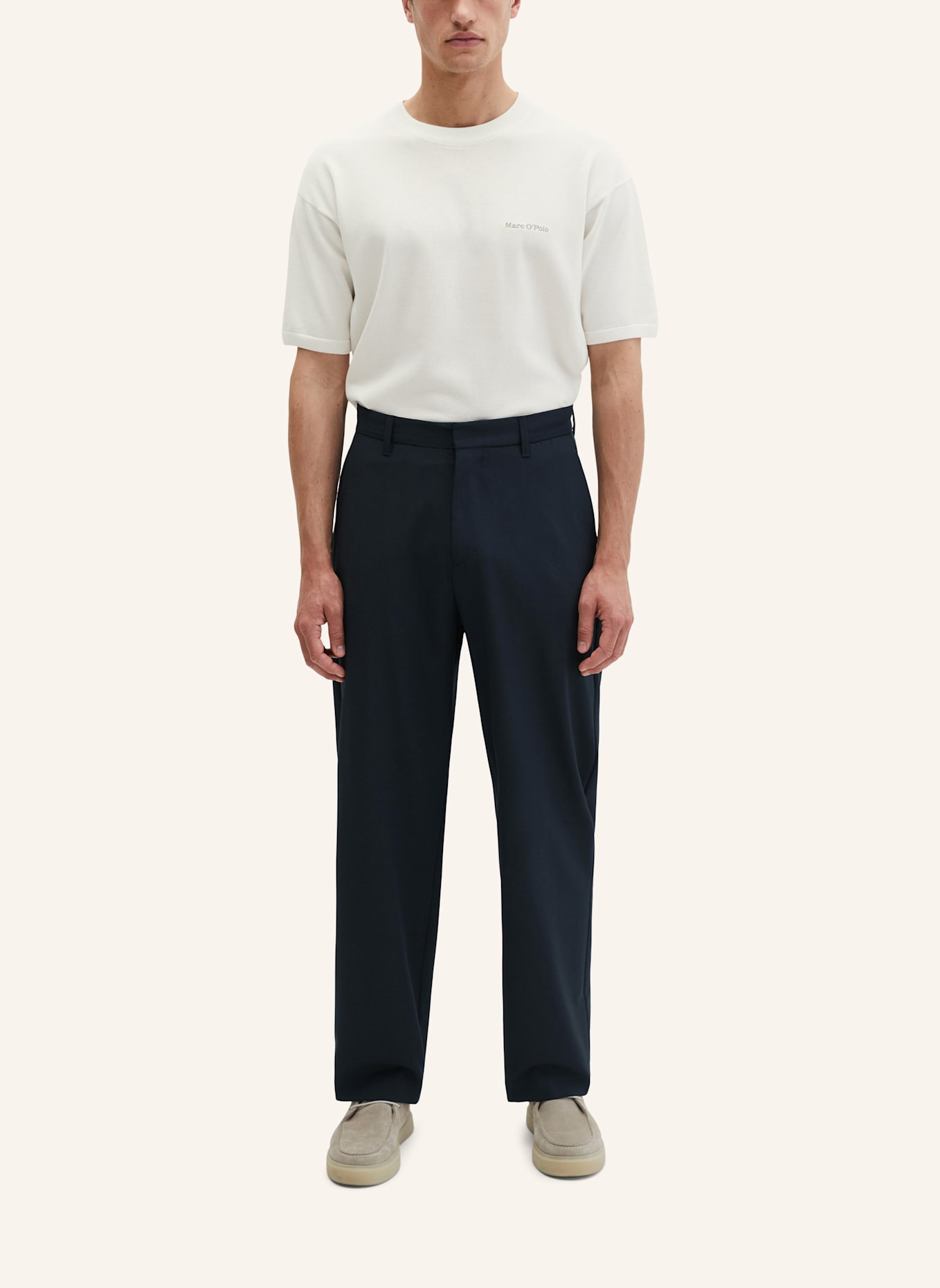 Marc O'Polo Hose Model Mossbo loose: DUNKELBLAU