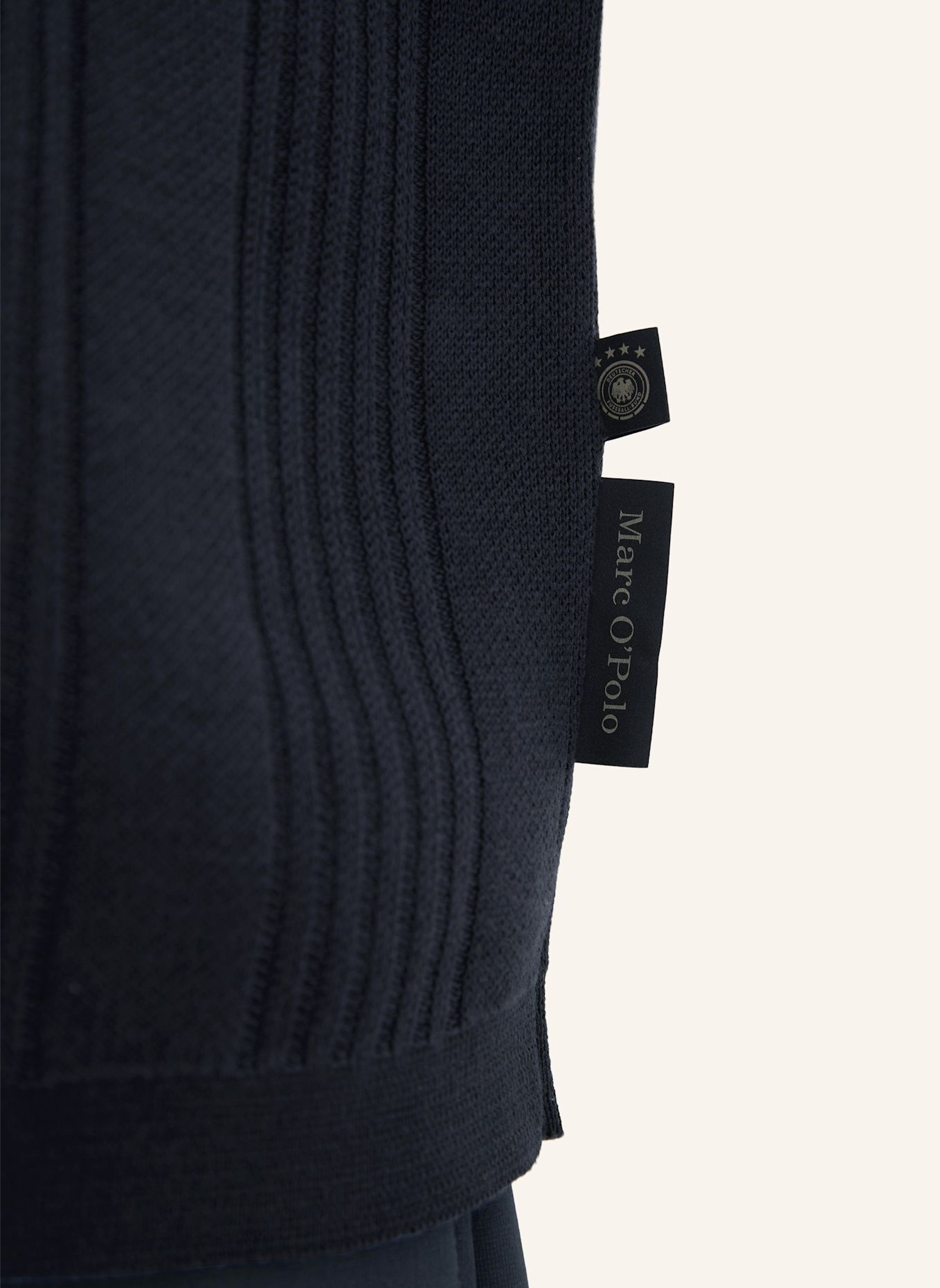 Marc O'Polo Strick-Shirt: DUNKELBLAU