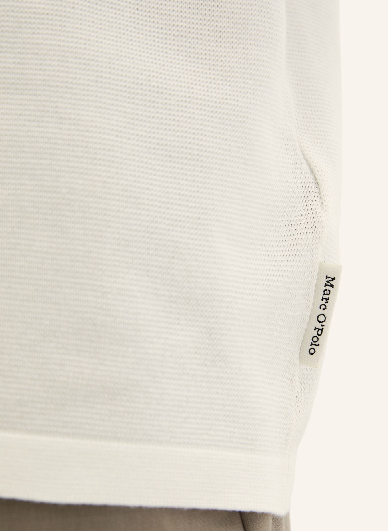 Marc O'Polo Kurzarm-Pullover: ECRU