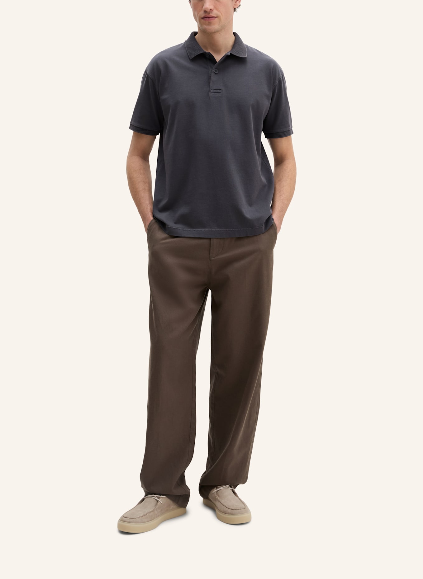 Marc O'Polo Poloshirt: DUNKELGRAU