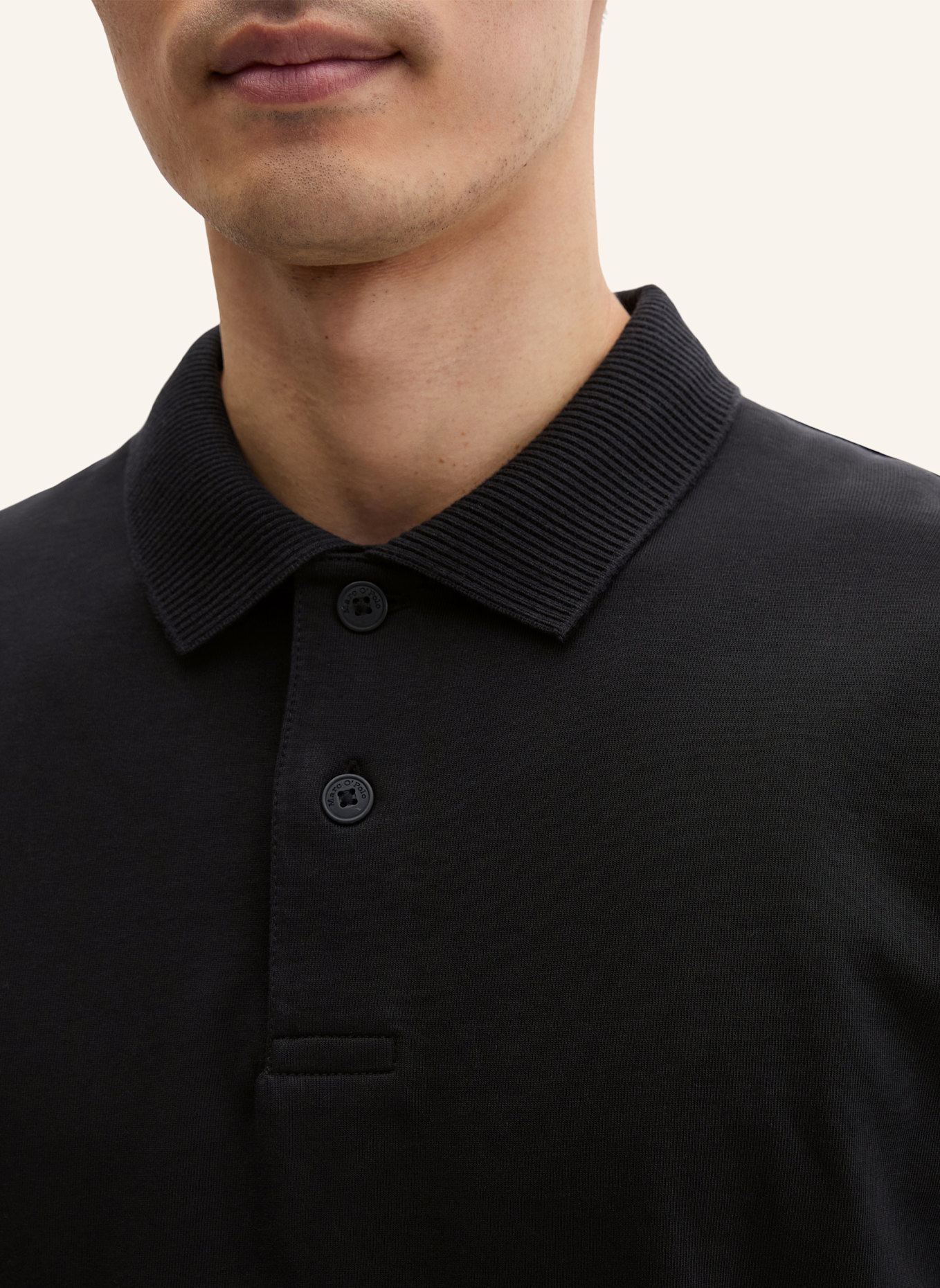 Marc O'Polo Poloshirt: SCHWARZ
