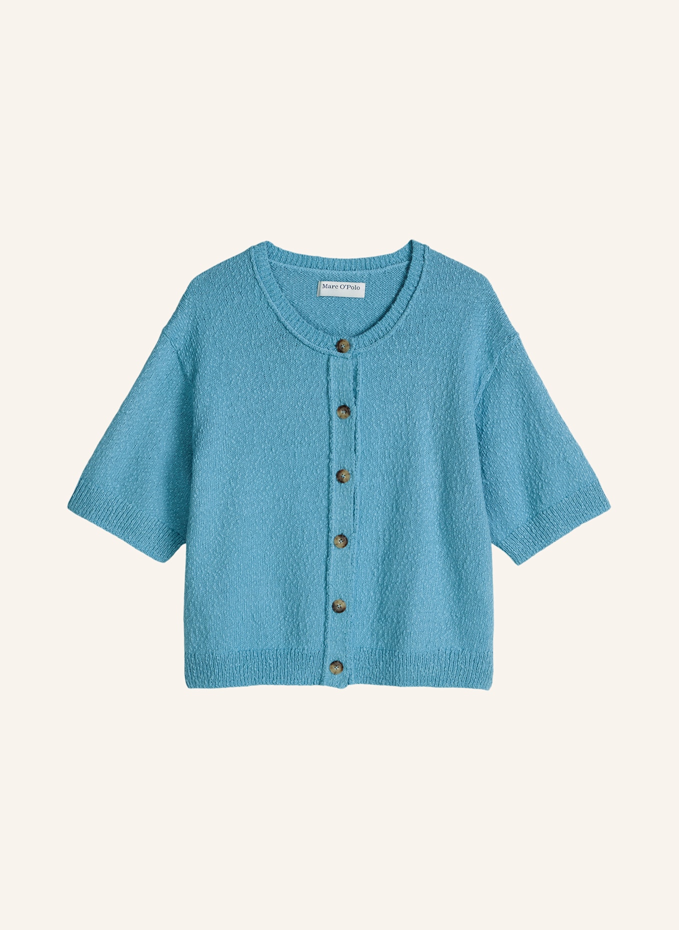 Marc O'Polo DENIM Strickjacke: HELLBLAU